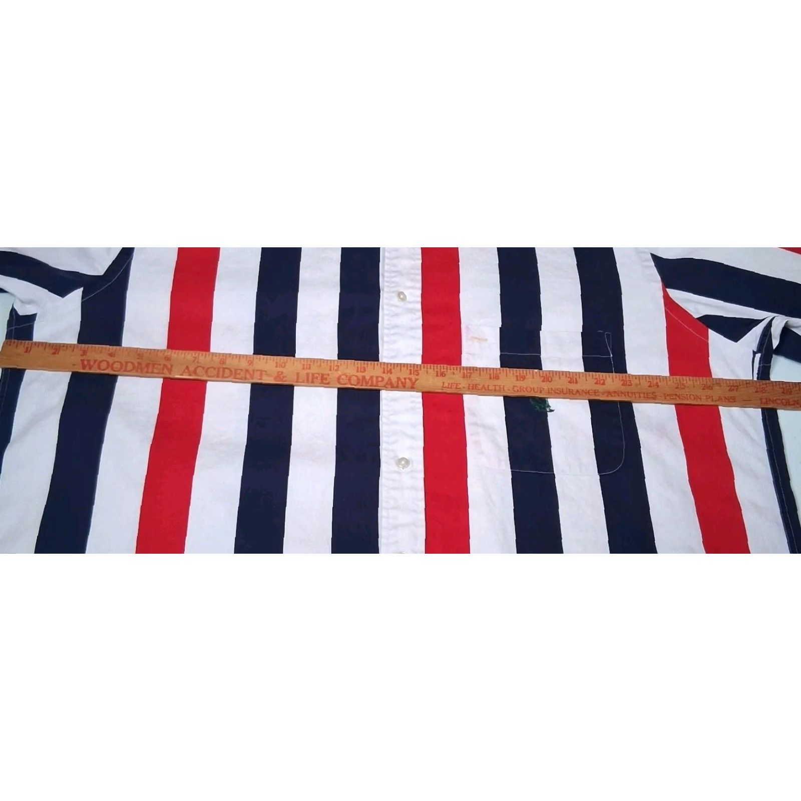 Nautica Vintage Nautica Sail Sports Shirt XL Nautical Red White Blue Stripe Boat Size US XL / EU 56 / 4 - 3 Thumbnail