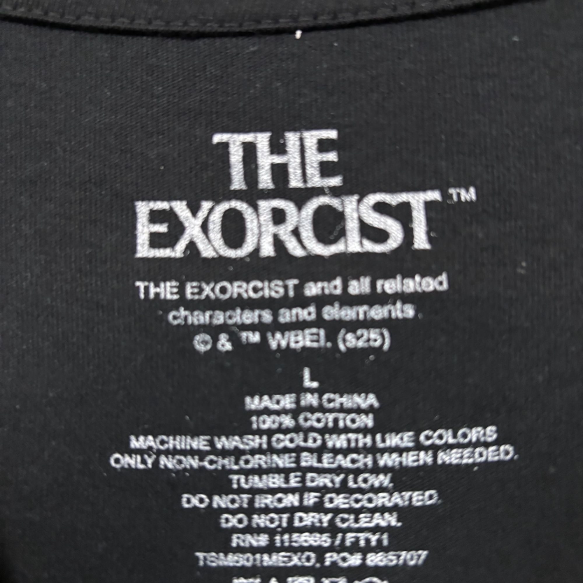 Other The Exorcist Possessed Regan Oversized Scary Movie Tee L Size US L / EU 52-54 / 3 - 4 Thumbnail