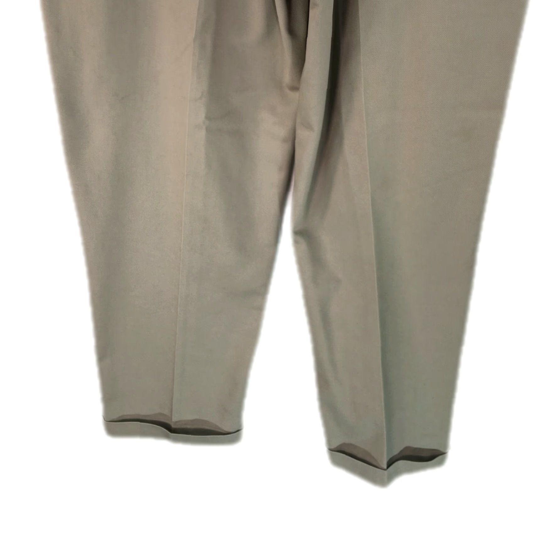 Izod Izod Mens Dress Pants Flat Front Straight Leg Khaki Beige 36X30 Casual Formal Mens Sized 36X30 Size US 36 / EU 52 - 3 Thumbnail