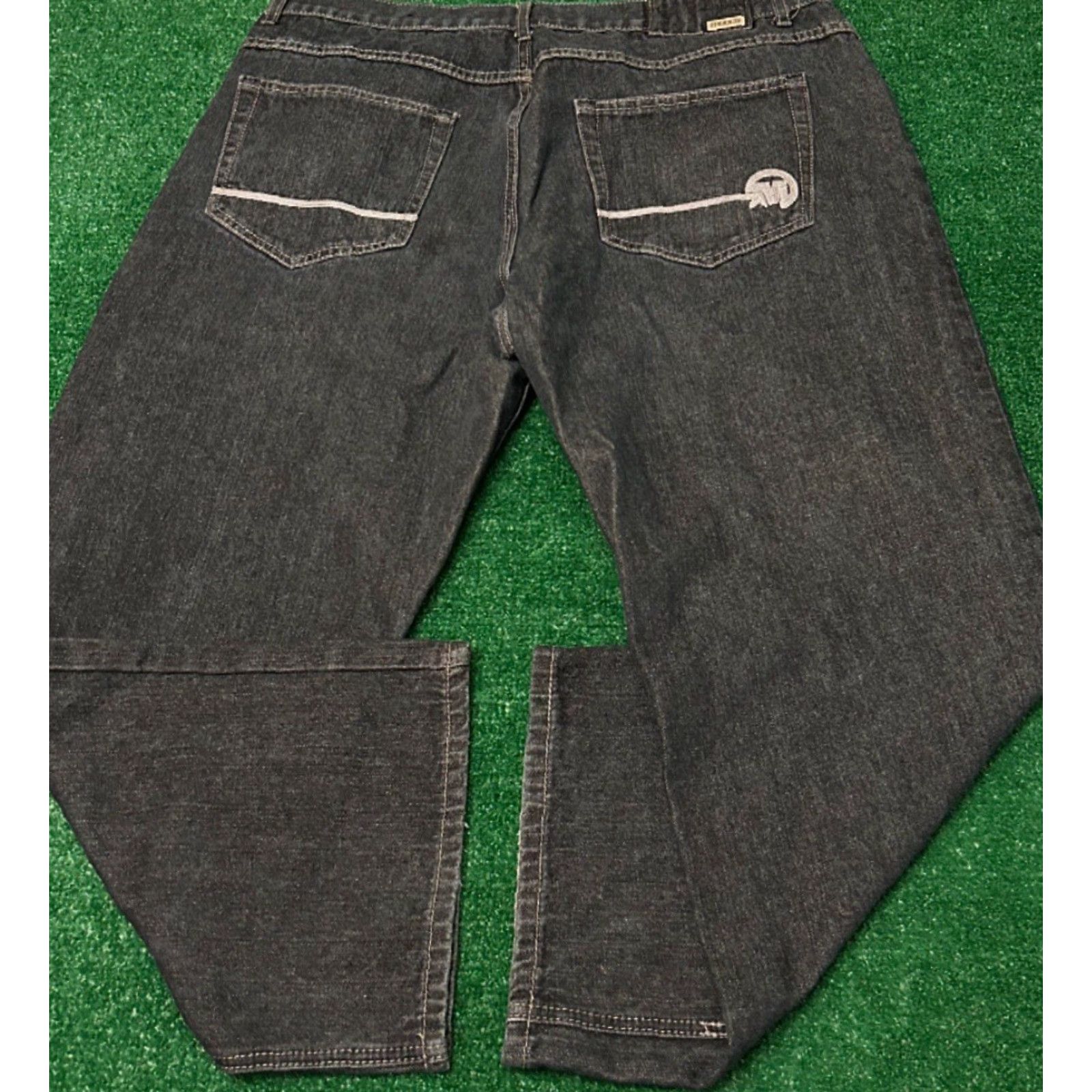 Vintage VINTAGE Mecca Jeans Baggy Hip Hop Skater Punk Grunge VTG Mens Size 42 X 29 Wide-Leg Size US 42 / EU 58 - 6 Thumbnail