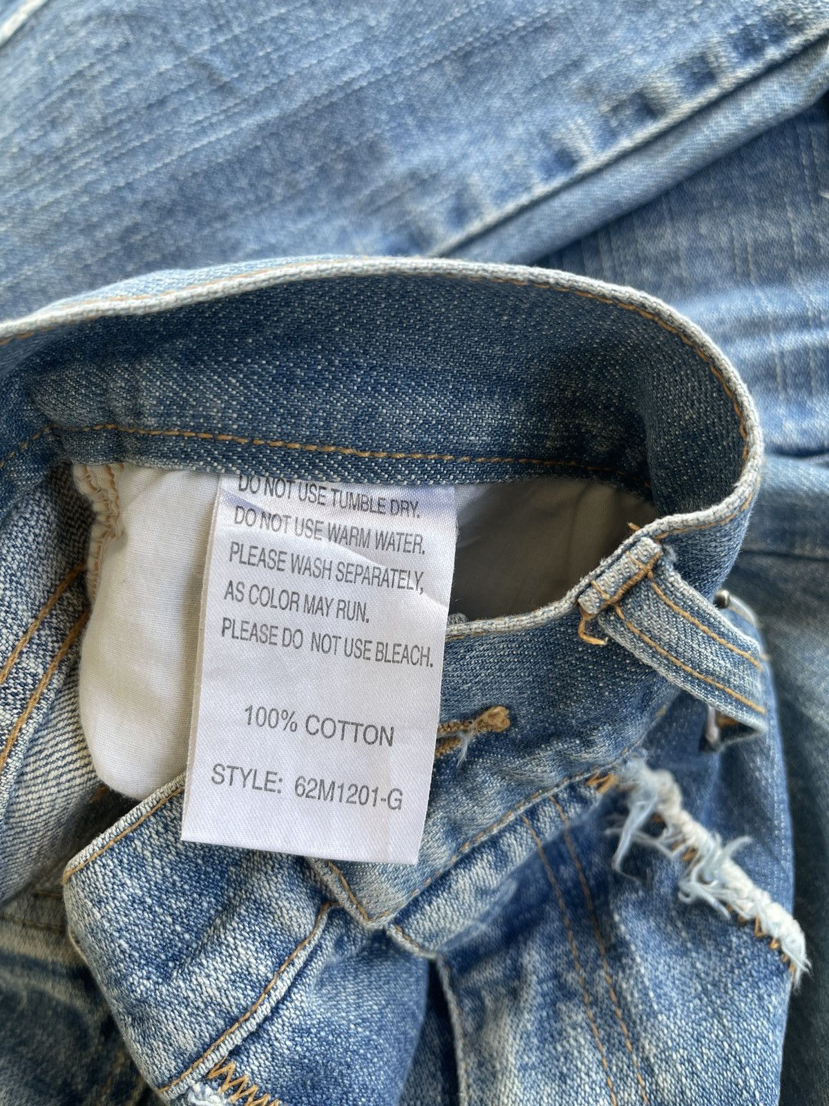 Japanese Brand Vintage Mcdivision Patchwork Distressed Denim Size US 30 / EU 46 - 17 Thumbnail