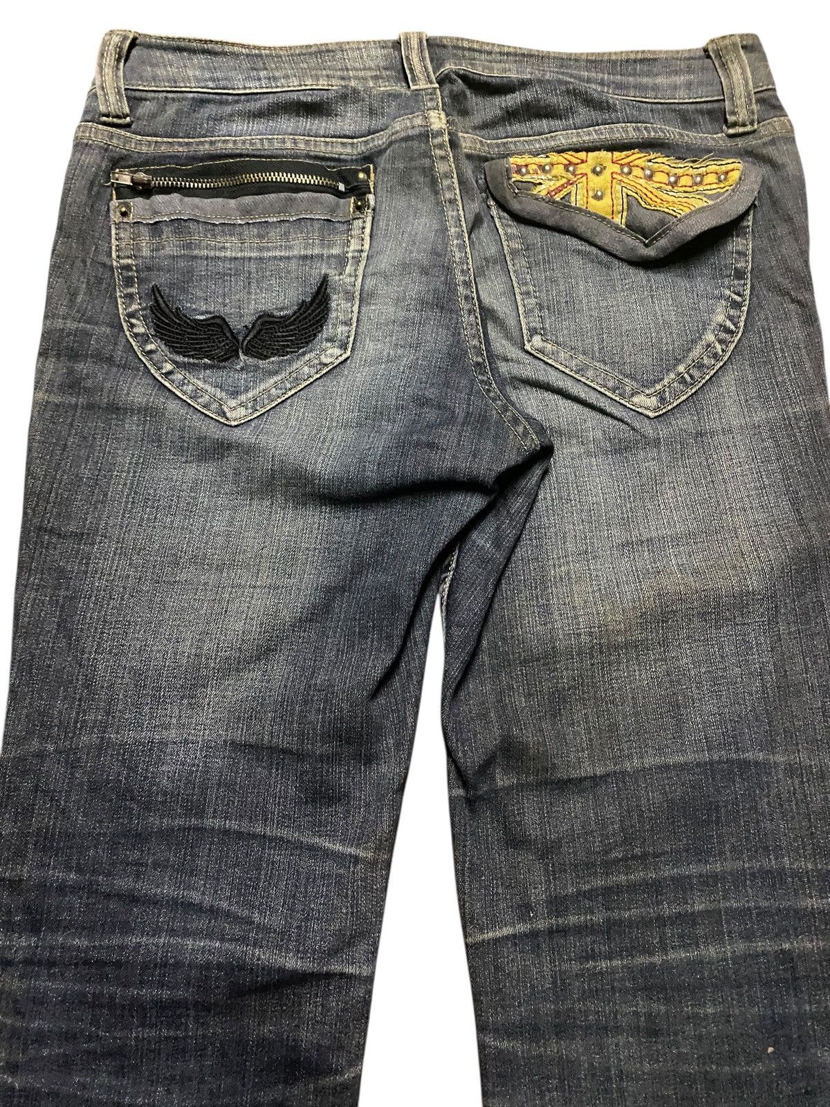 Japanese Brand Vintage Japanese Brand Theoria Embroidery Skinny Fit Jeans Size US 30 / EU 46 - 3 Thumbnail