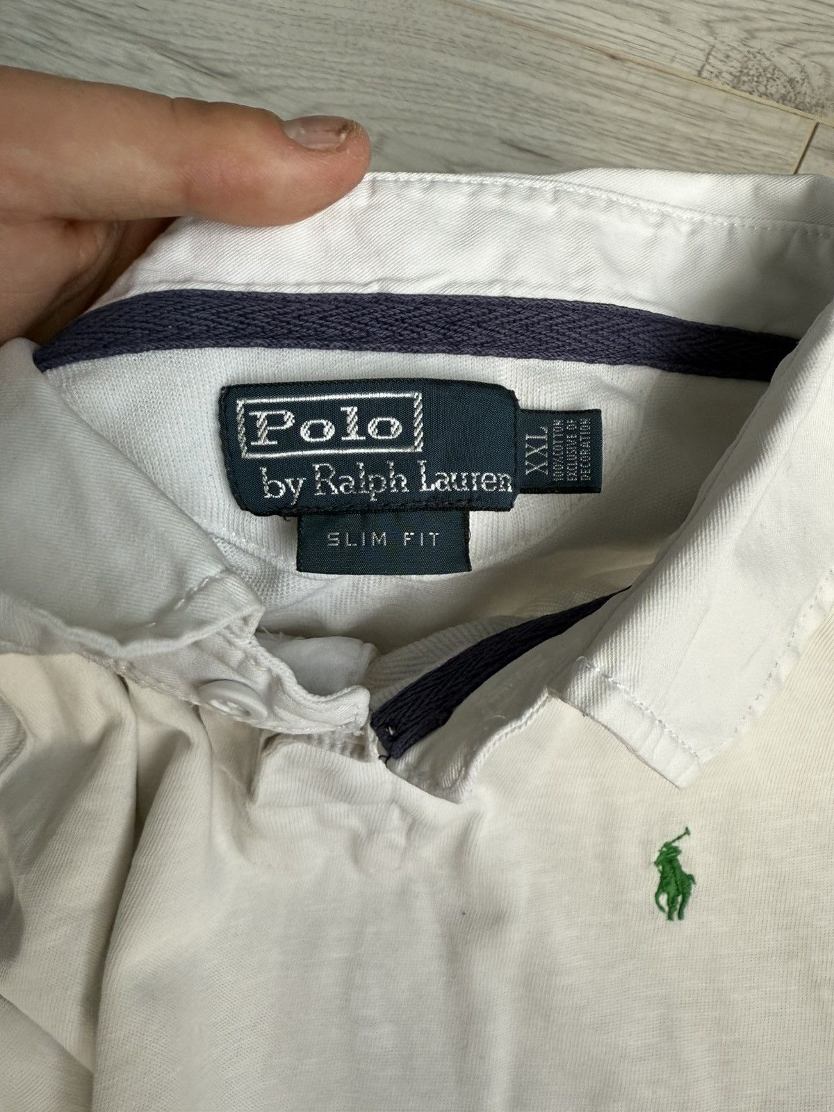 Polo Ralph Lauren × Vintage Vintage Polo Ralph Lauren Rugby Shirt polo Size US XXL / EU 58 / 5 - 4 Thumbnail