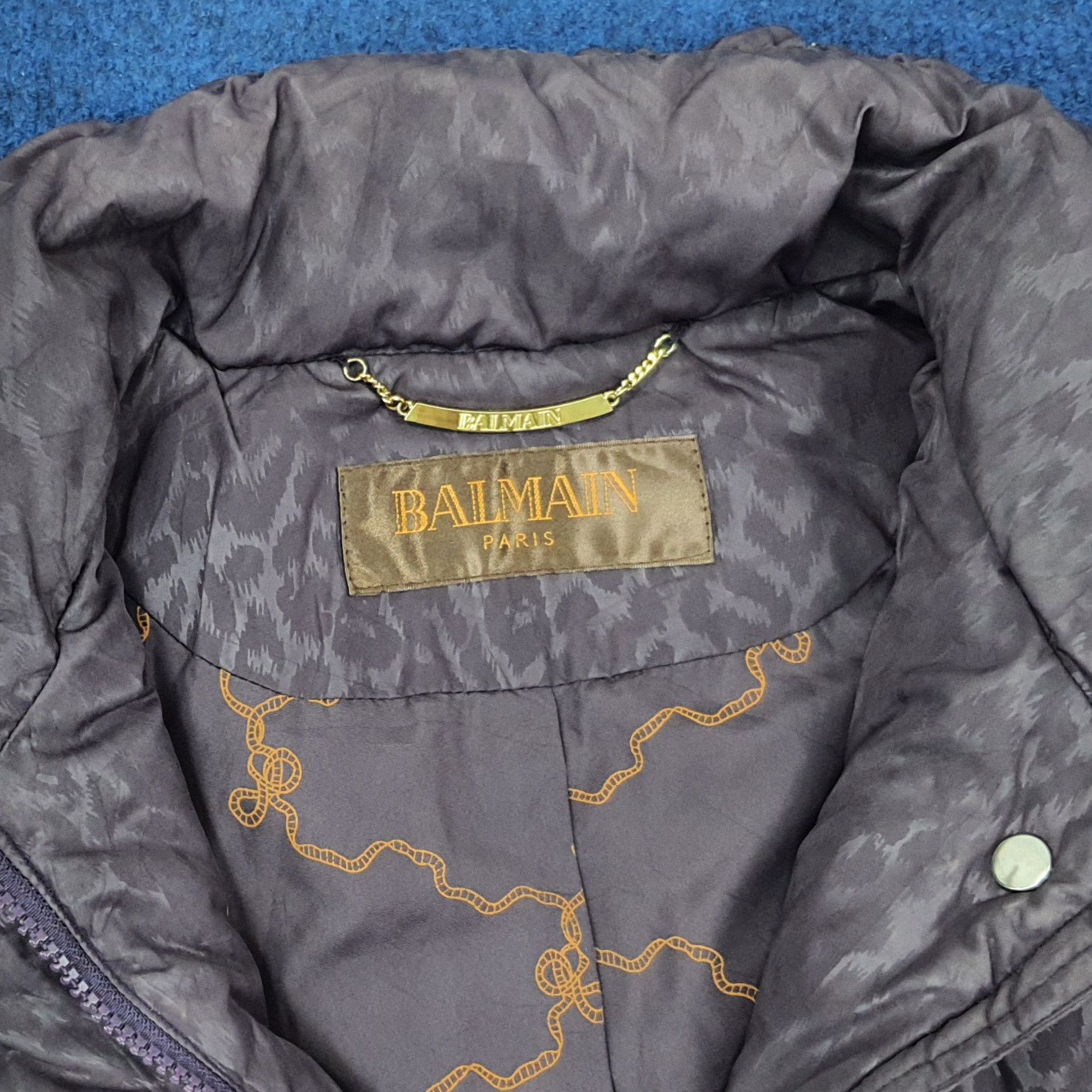 Balmain × Vintage Vintage Balmain Paris Designer Puffer Jacket C230N18 Size US M / EU 48-50 / 2 - 3 Thumbnail