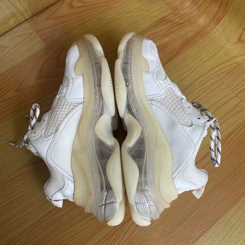 Balenciaga Triple S White Sneakers Size 37-2505