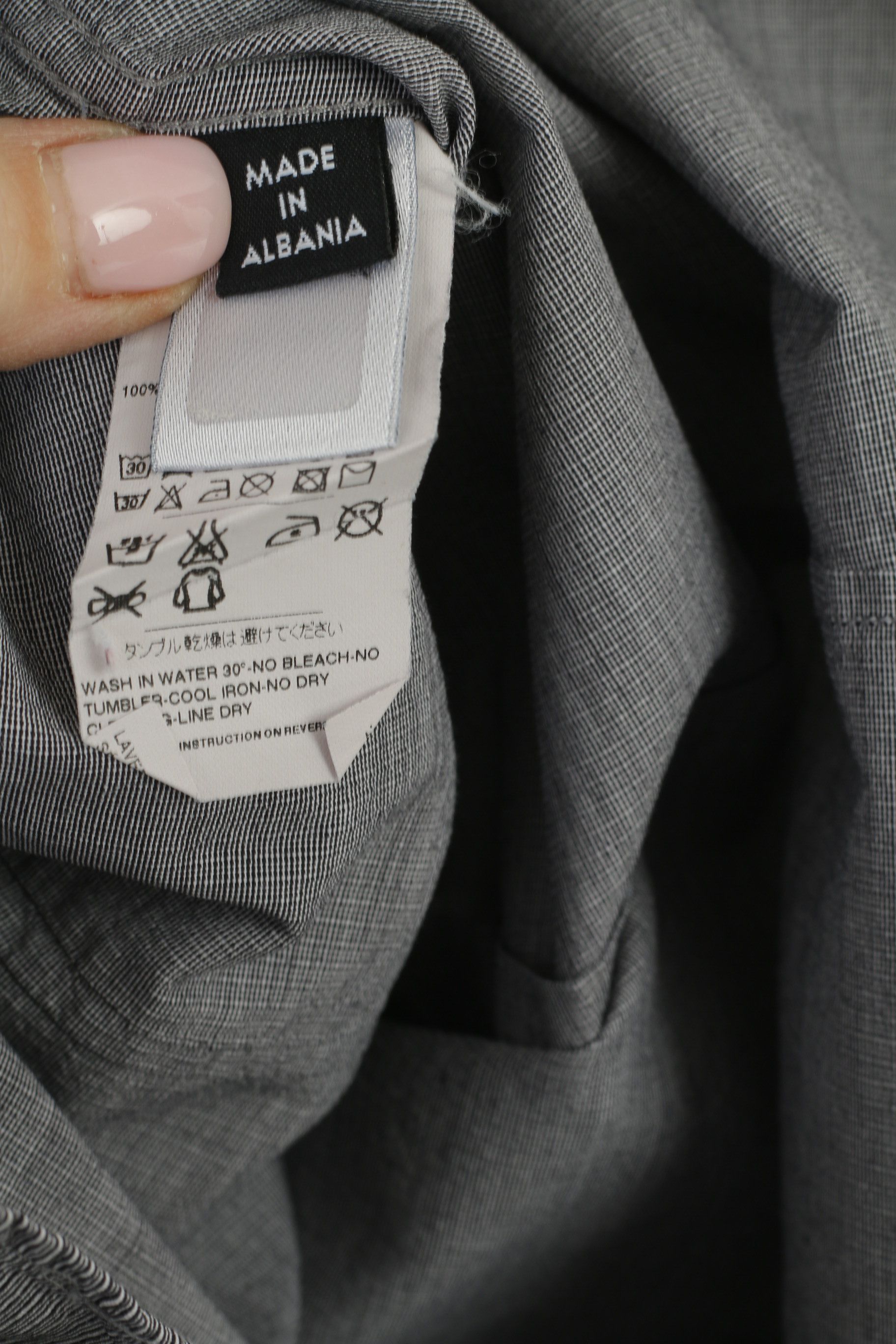 Dolce & Gabbana Dolce & Gabbana Men 16.5 42 M Casual Shirt Grey 5776 Size US M / EU 48-50 / 2 - 5 Thumbnail