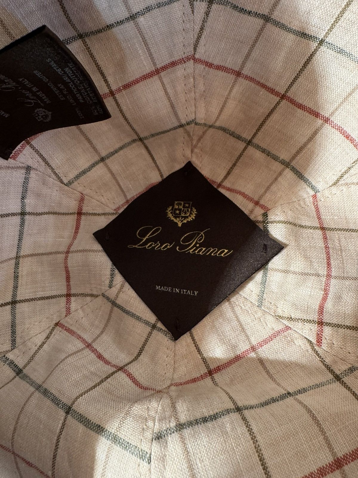 Loro Piana Linen hat size L Size ONE SIZE - 5 Thumbnail