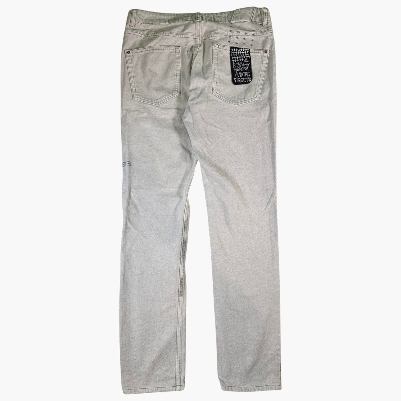 Ksubi Ksubi Cherub Tan Ripped Jeans Size US 34 / EU 50 - 2 Thumbnail
