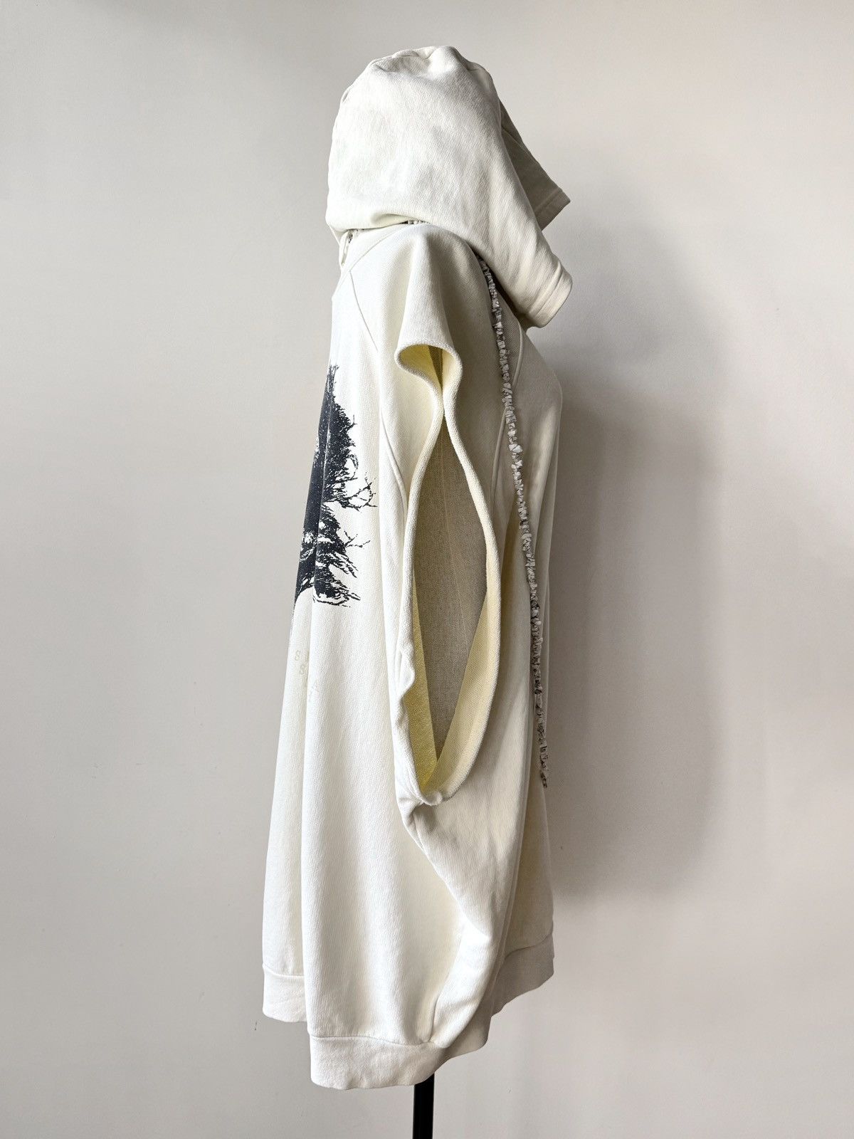 Raf Simons Raf Simons SS04 Oversized Sleeveless Necklace Hoodie Size US S / EU 44-46 / 1 - 3 Thumbnail