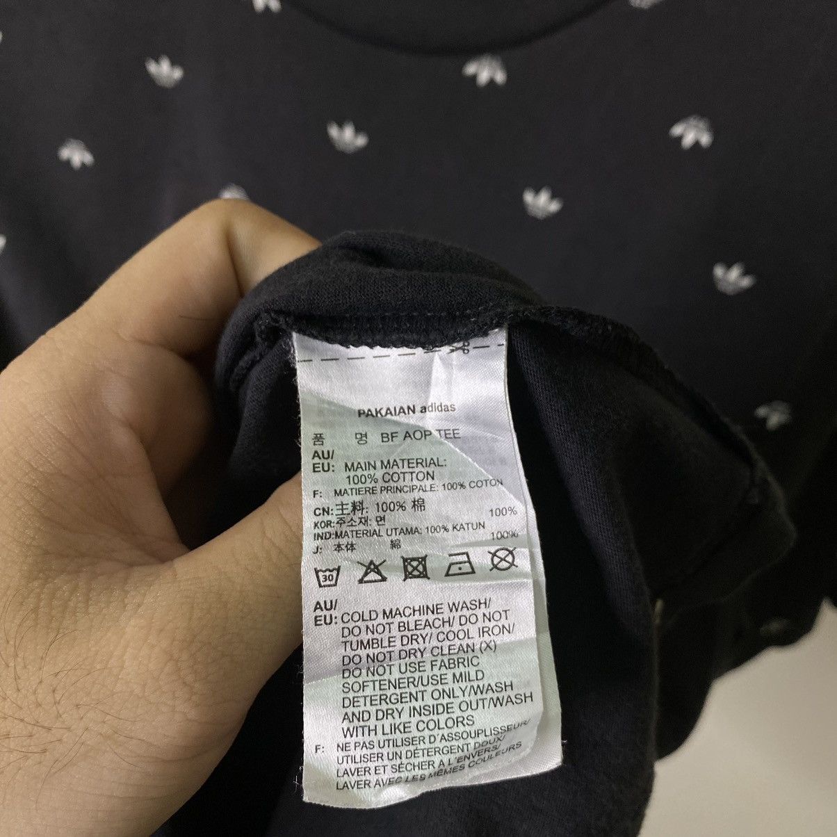 Adidas Y2K Adidas AOP Small Logo Tee Size US S / EU 44-46 / 1 - 4 Thumbnail