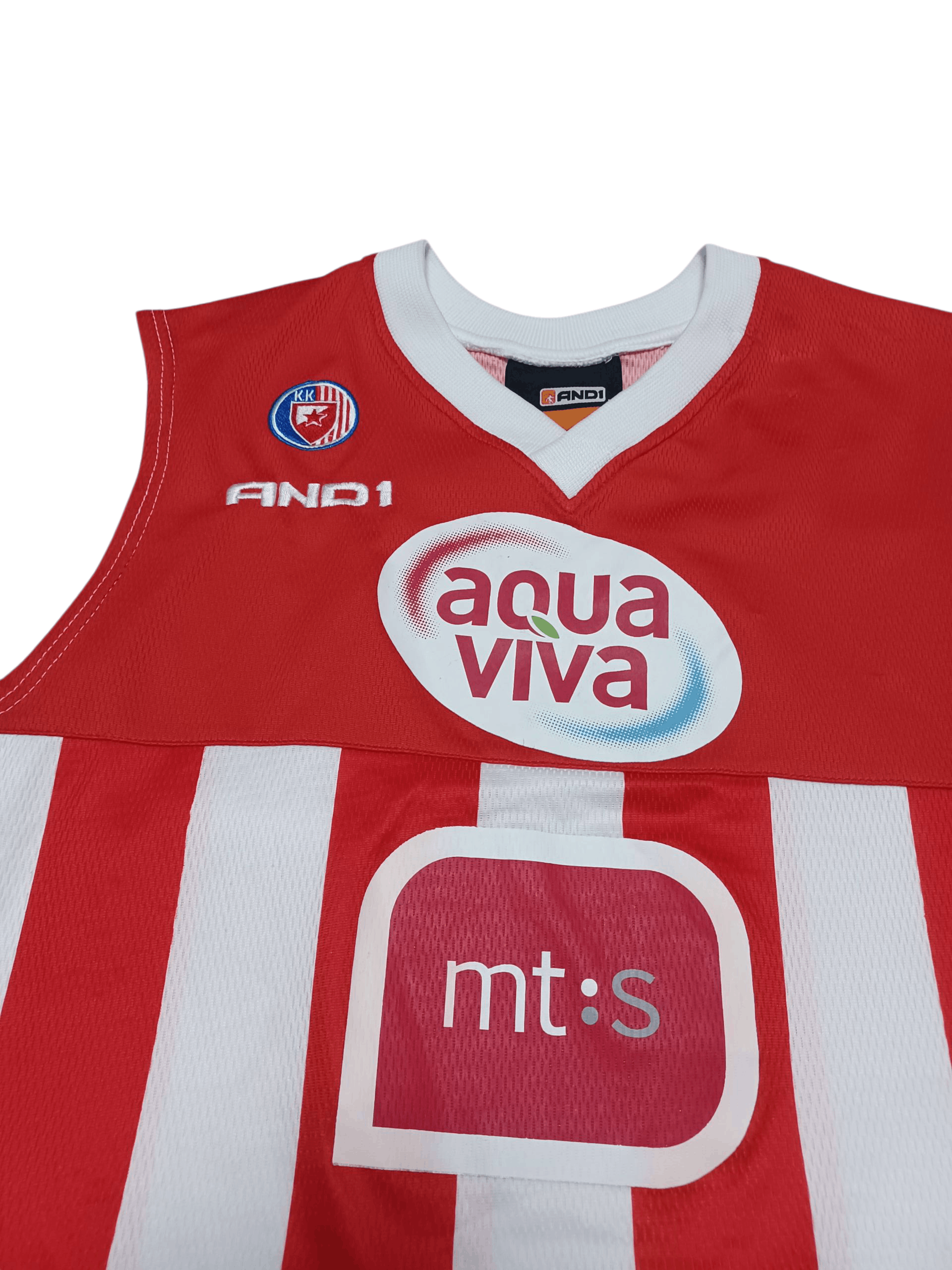 Other CRVENA ZVEZDA BASKETBALL VINTAGE 2005/2006 JERSEY Size US M / EU 48-50 / 2 - 2 Thumbnail