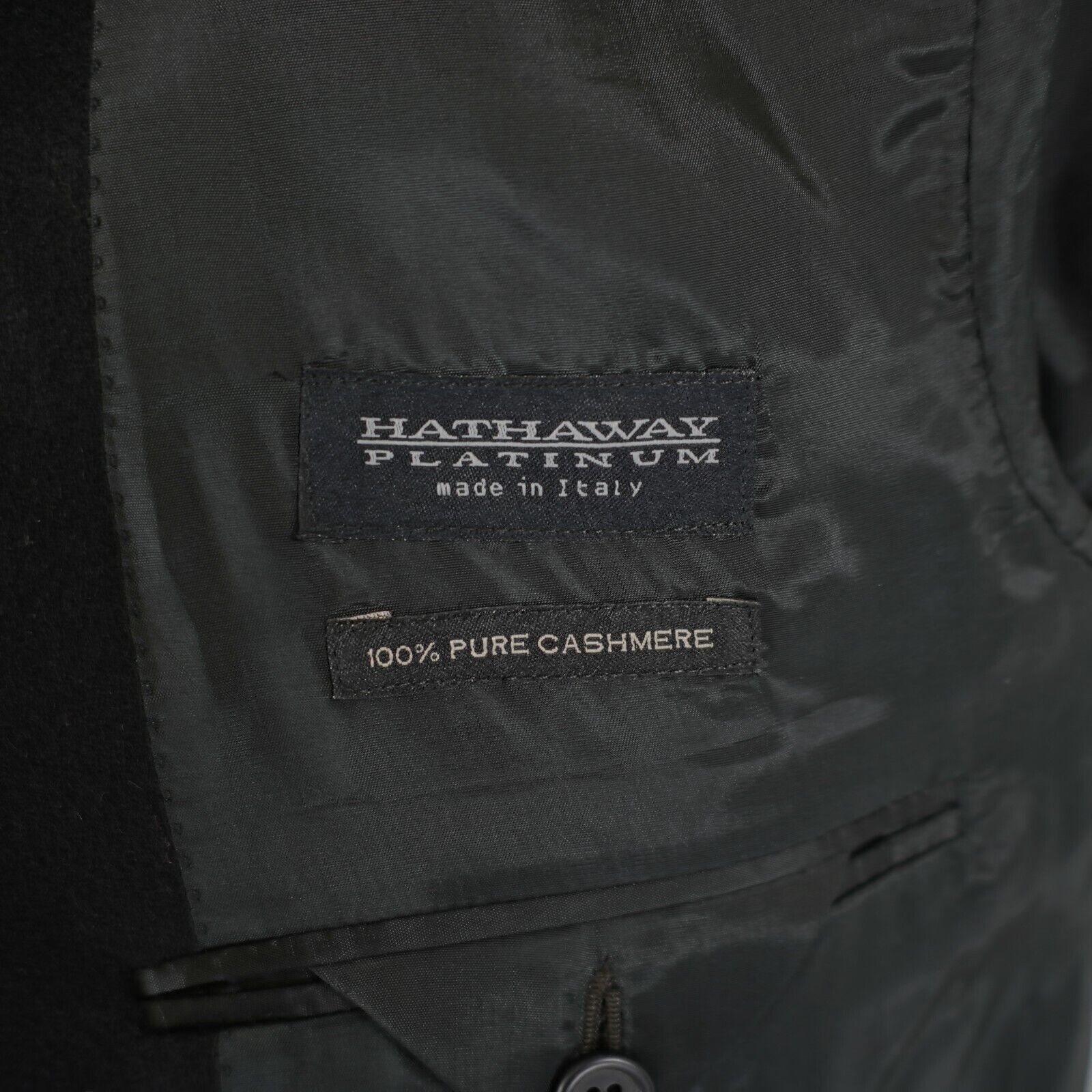 Designer Hathaway Platinum 100% Pure Cashmere 3 Button Blazer 42R Size 42R - 8 Thumbnail