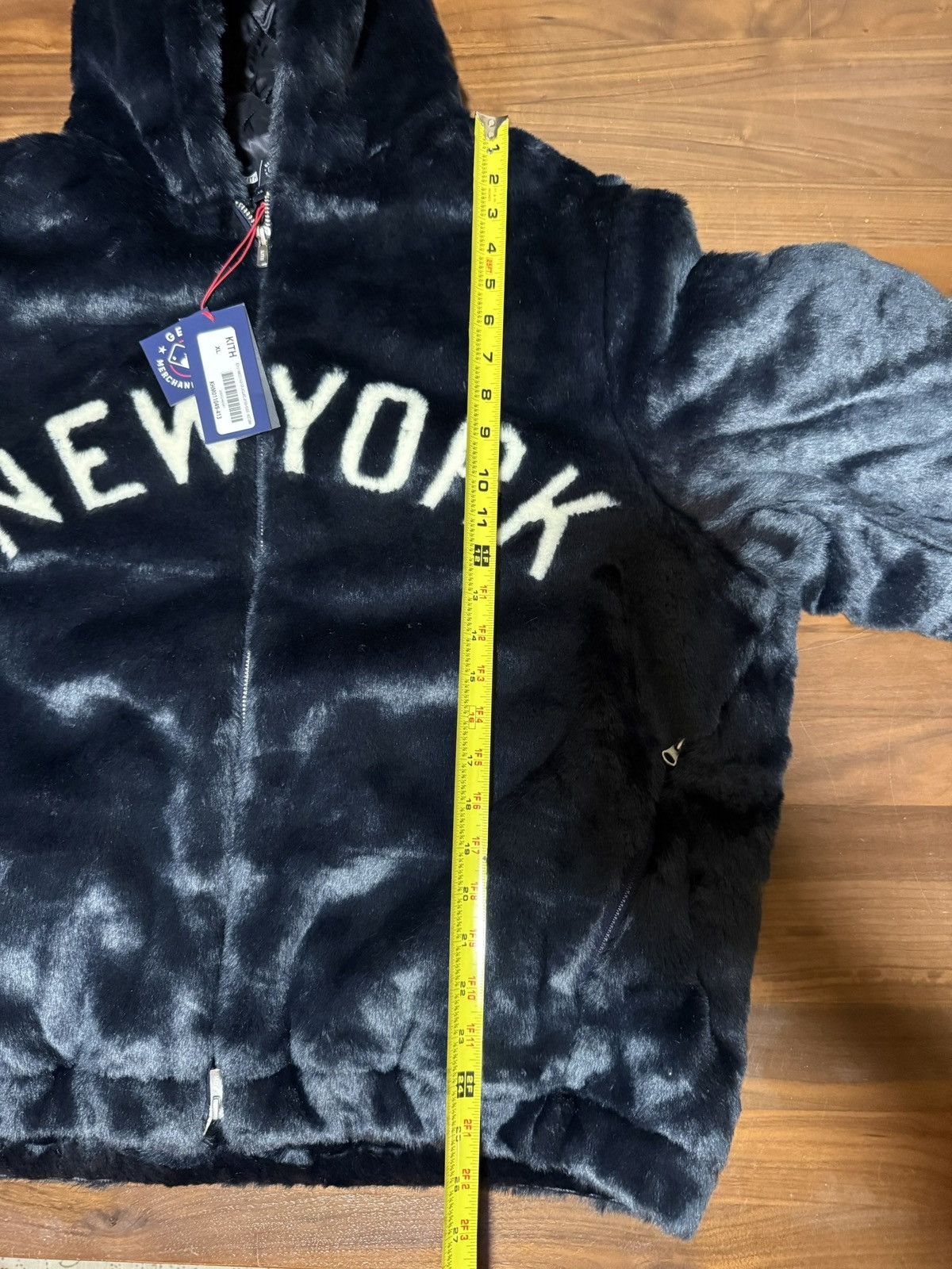Kith × New York Yankees Kith for the NY Yankees Faux Fur Jacquard Jaysen Hoodie XL Size US XL / EU 56 / 4 - 13 Thumbnail