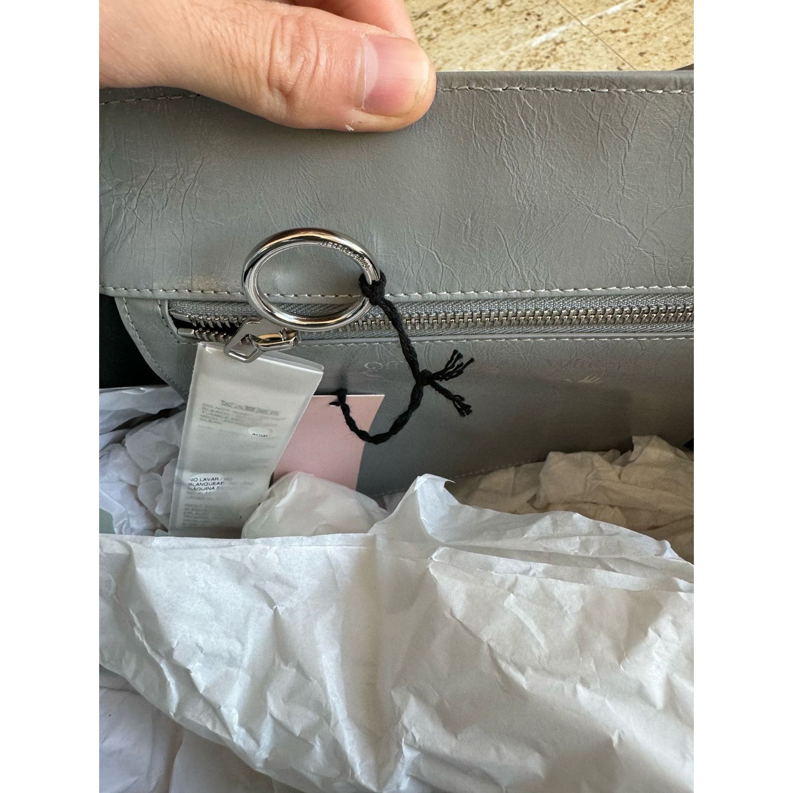 Off-White o1rshd1 Size: OS / Commercial Tote Bag in Grey/Black Size ONE SIZE - 11 Thumbnail