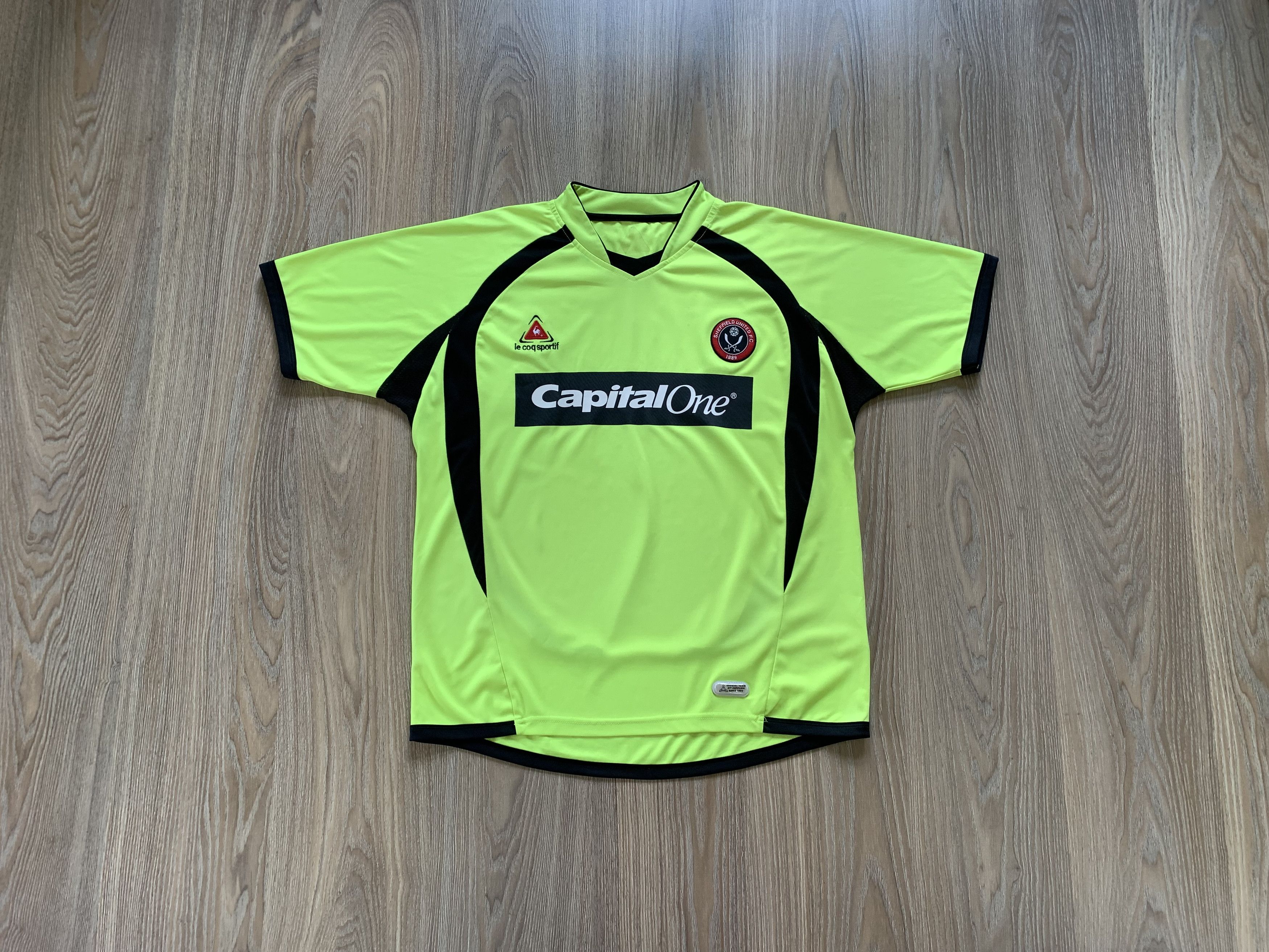 Le Coq Sportif Vintage Le Coq Sportif Sheffield United Away Shirt 2007-2008 Size US L / EU 52-54 / 3 - 1 Thumbnail