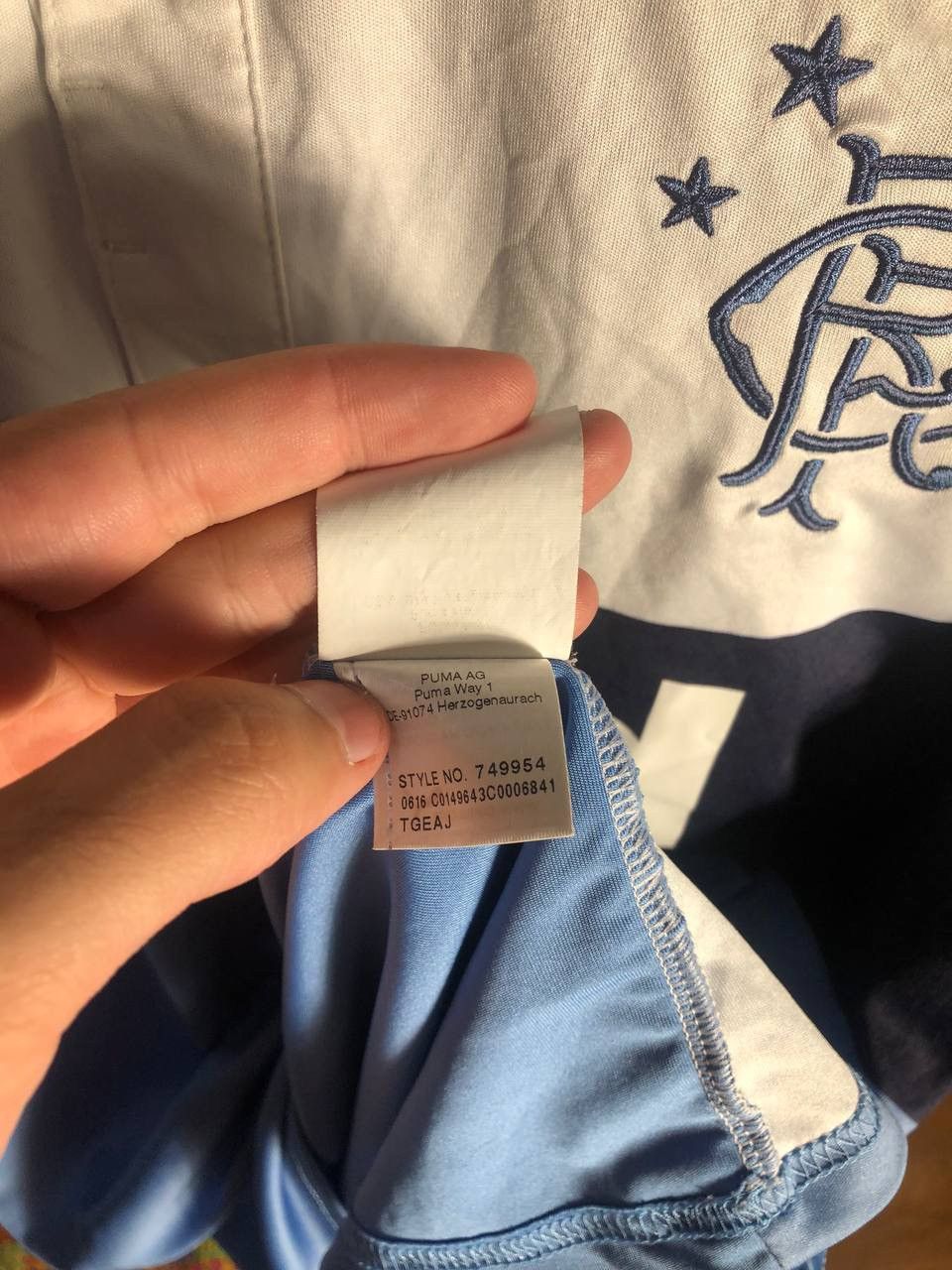 Puma VINTAGE PUMA FC RANGERS SCOTLAND RETRO SOCCER JERSEY Y2K 90s Size US M / EU 48-50 / 2 - 7 Thumbnail