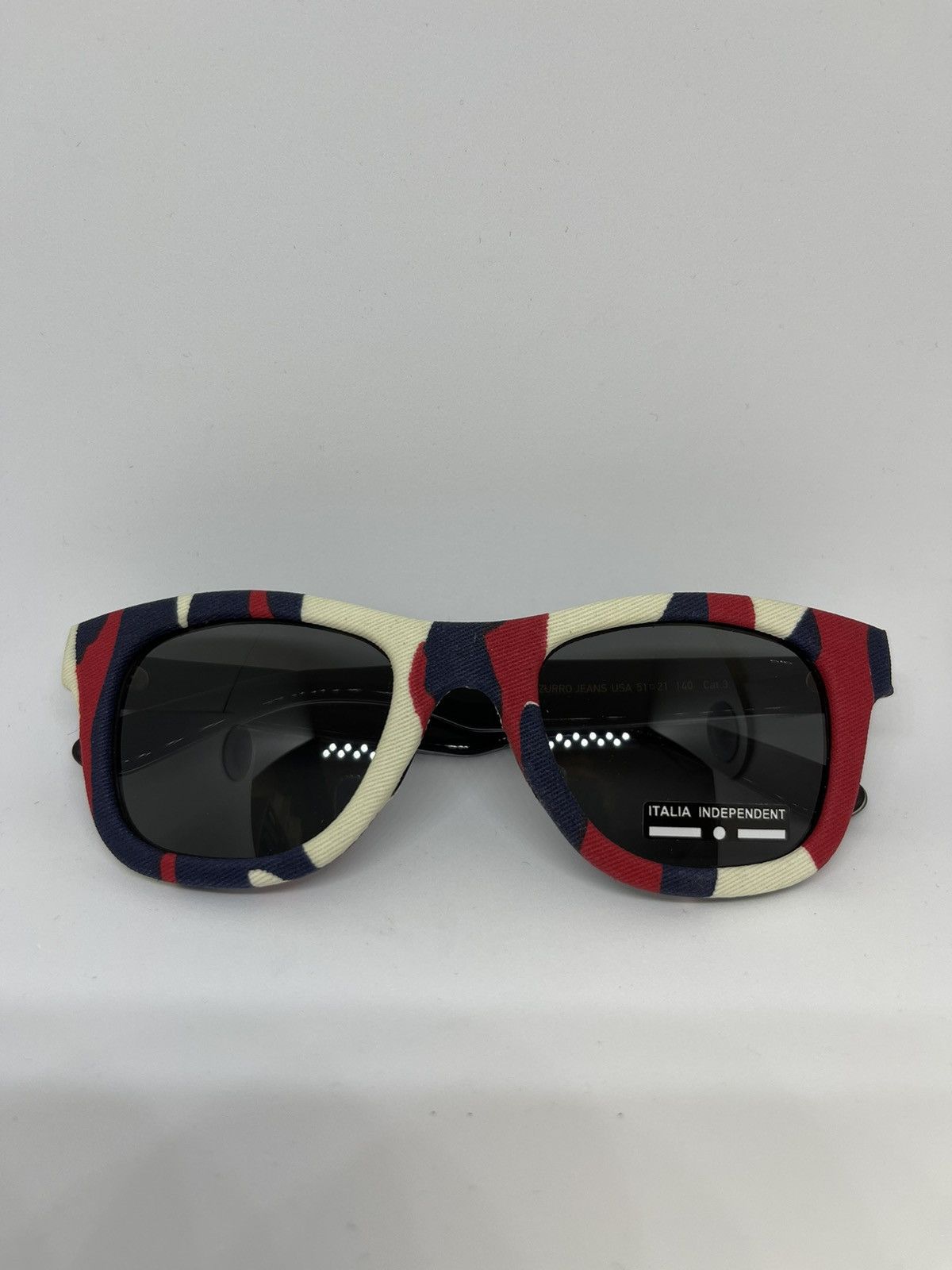 image of Italia Independent Glasses in Blue White Red, Men's