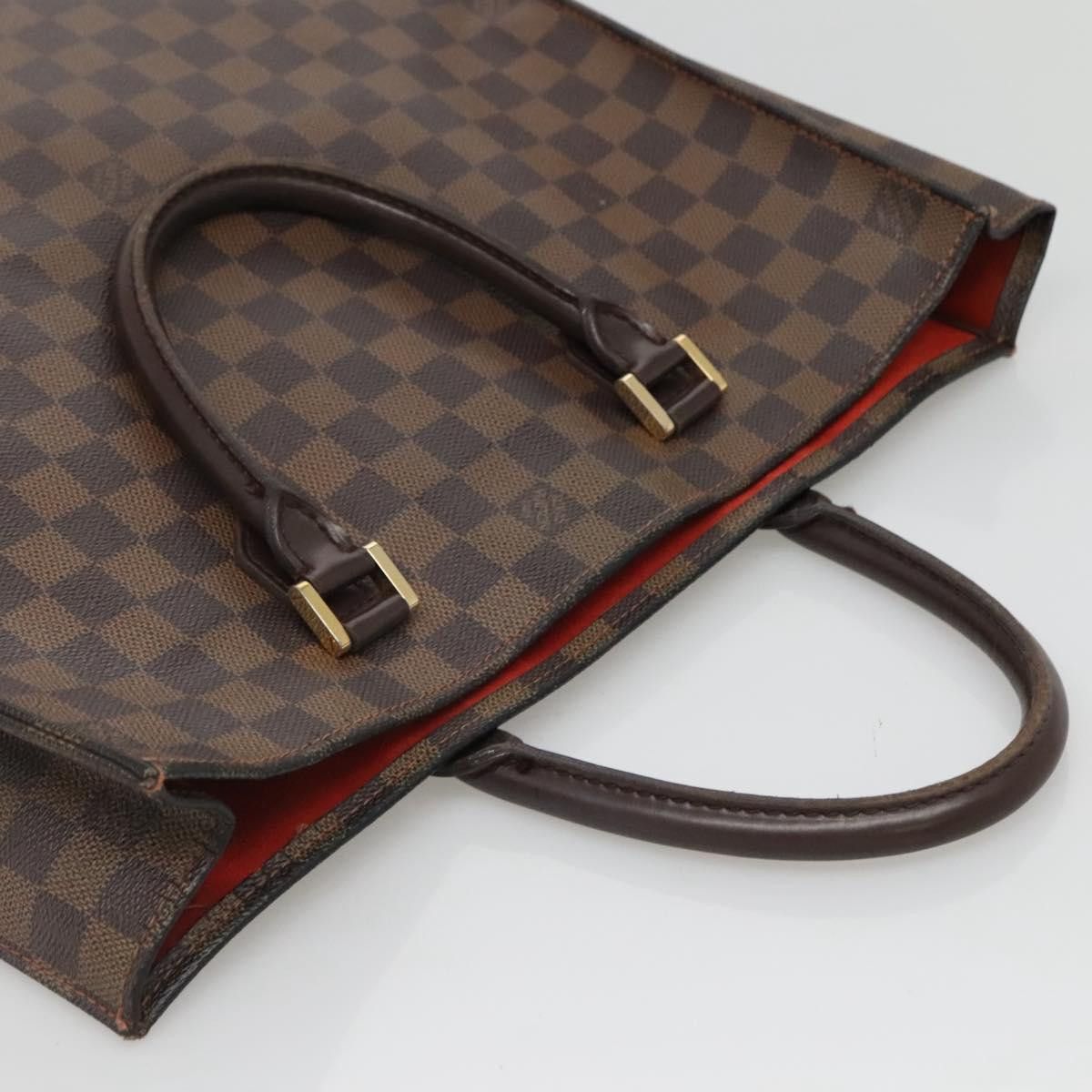 Louis Vuitton LOUIS VUITTON Damier Ebene Sac Plat Hand Bag N51140 Size ONE SIZE - 6 Thumbnail