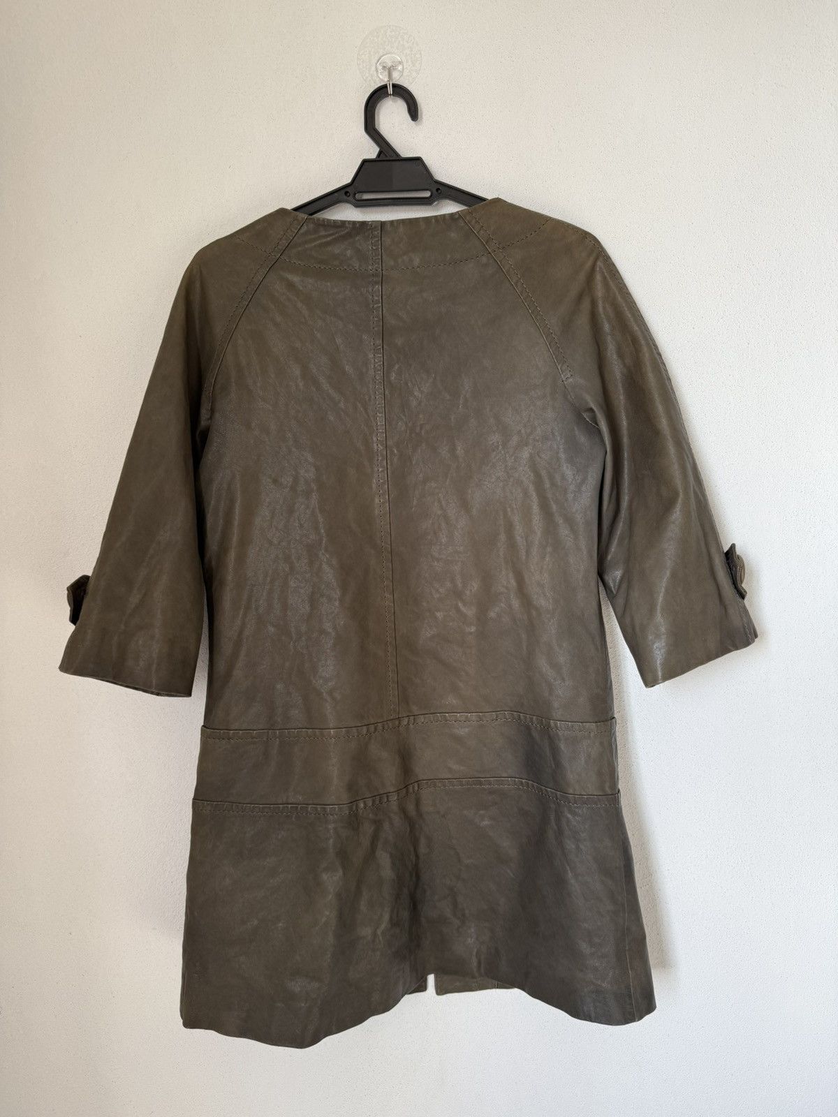 Just Cavalli JUST CAVALLI LAMB LEATHER JACKET SUN FADED STYLE ABSTRACT Size M / US 6-8 / IT 42-44 - 4 Thumbnail