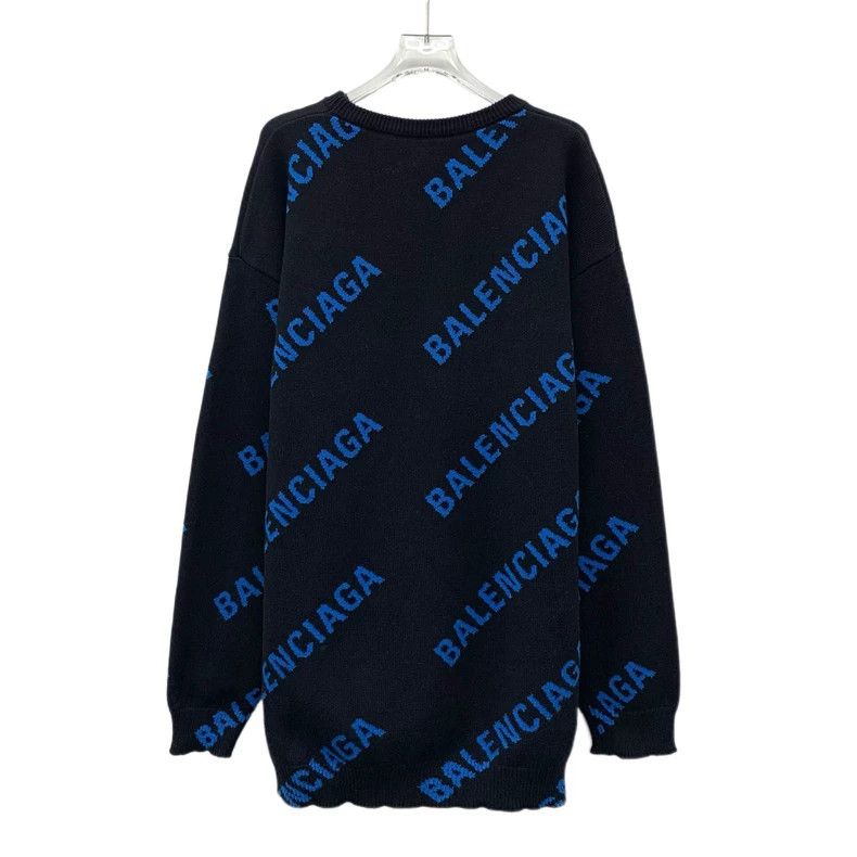 Balenciaga Balenciaga Black logo letter bullet screen full of cotton Size S / US 4 / IT 40 - 2 Thumbnail