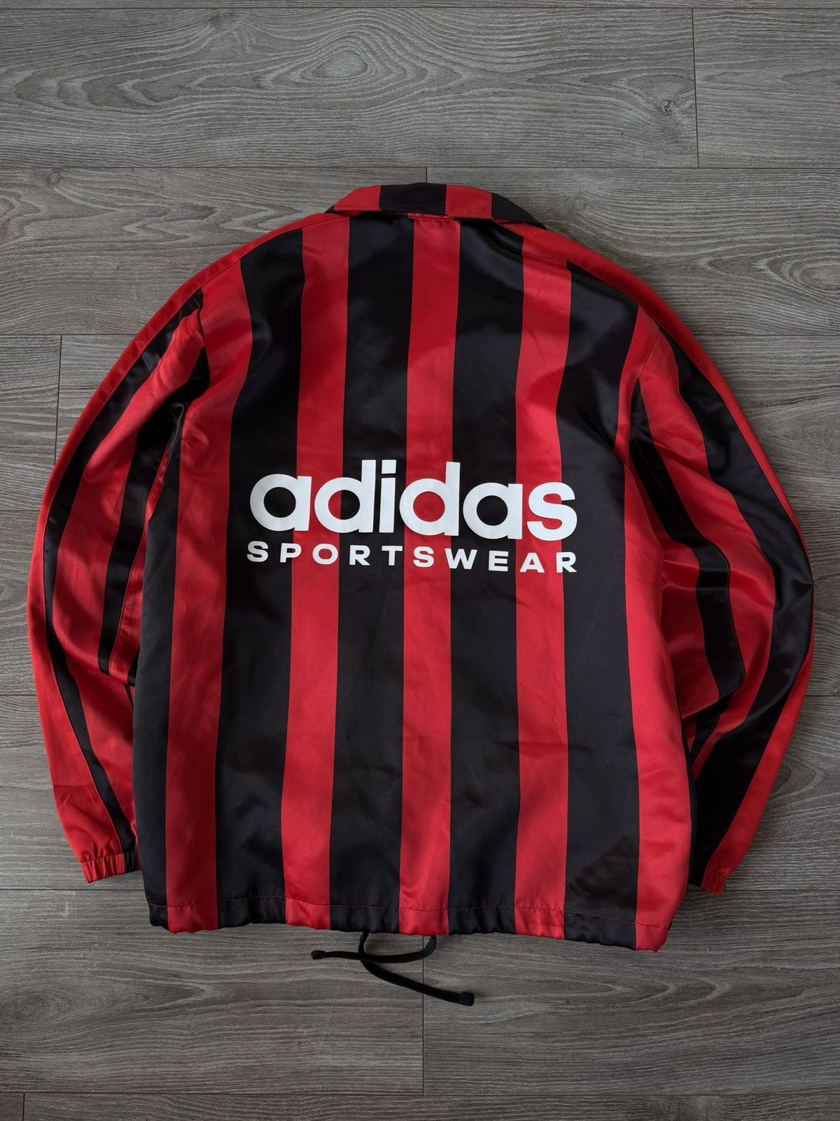 Adidas Adidas England Black Red Sportswear Coach Jacket Size US M / EU 48-50 / 2 - 22 Thumbnail