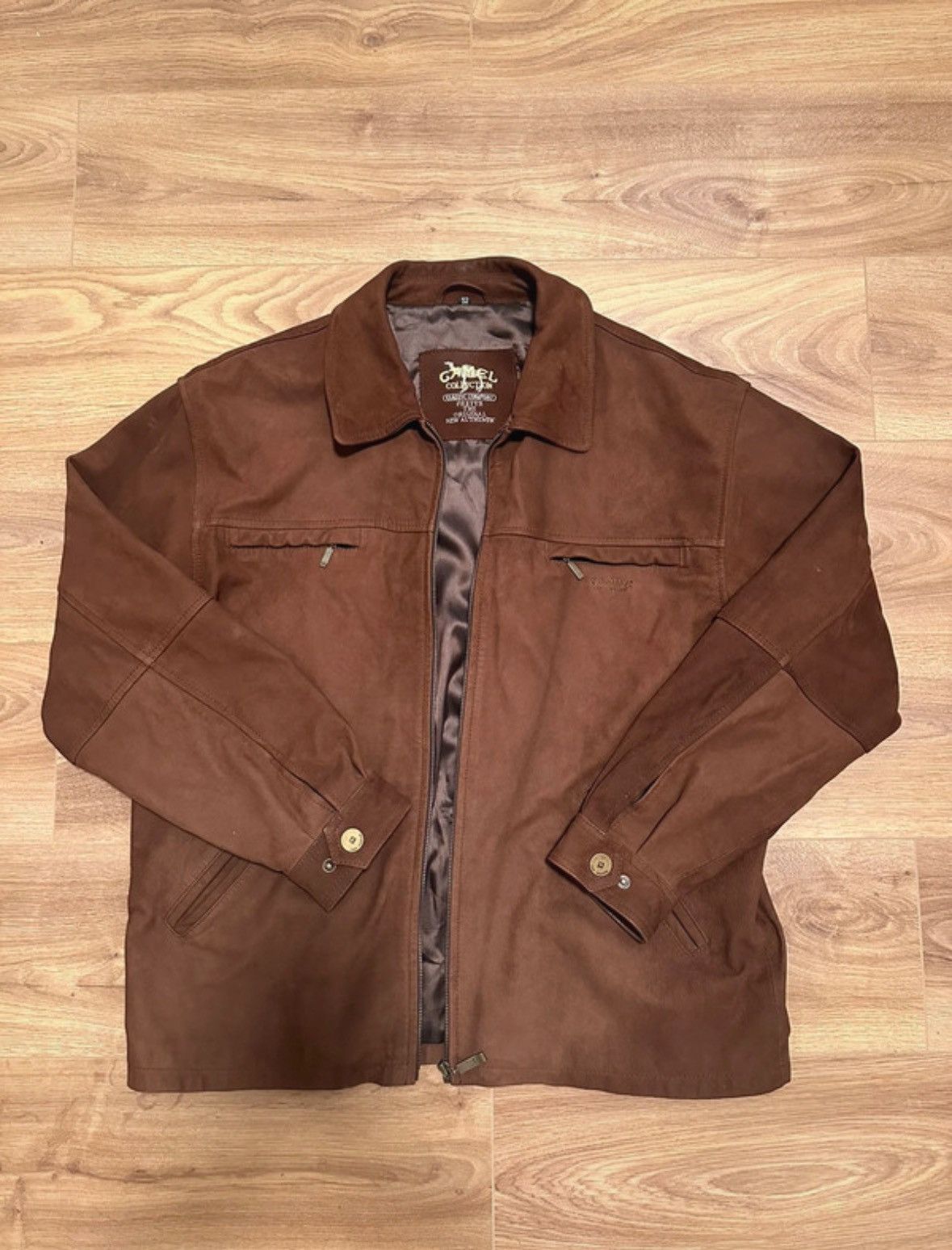 Camel Camel Collection Vintage Leather Jacket | Grailed