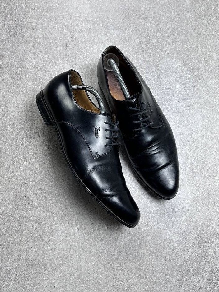 Gucci Vintage Gucci Leather Formal Oxford Derby Shoes US 8 Size US 8 / EU 41 - 1 Thumbnail