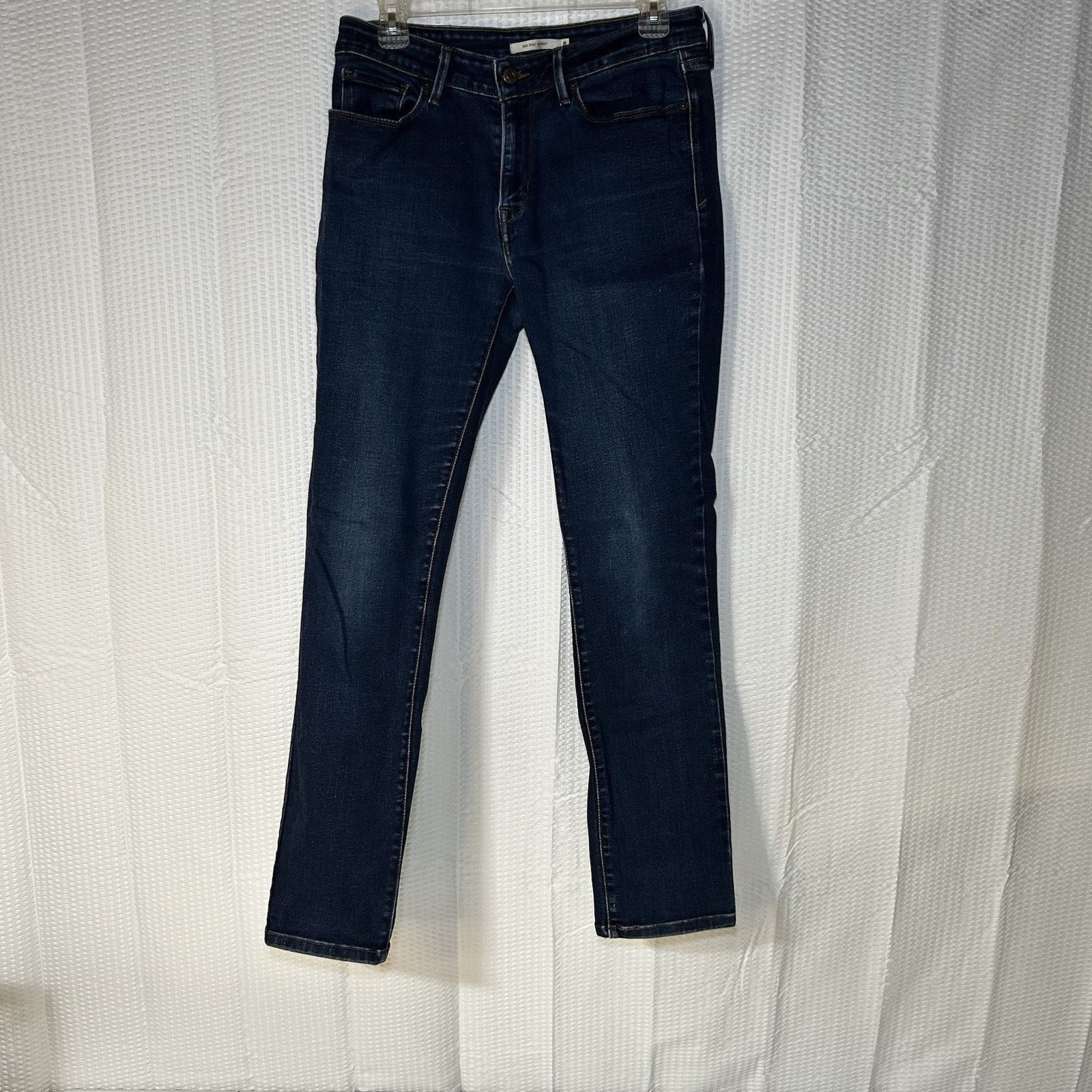 Levi's Levi Strauss Skinny Stretch Jeans Womens 8 Denim Mid Rise Size 30" / US 8 / IT 44 - 1 Thumbnail