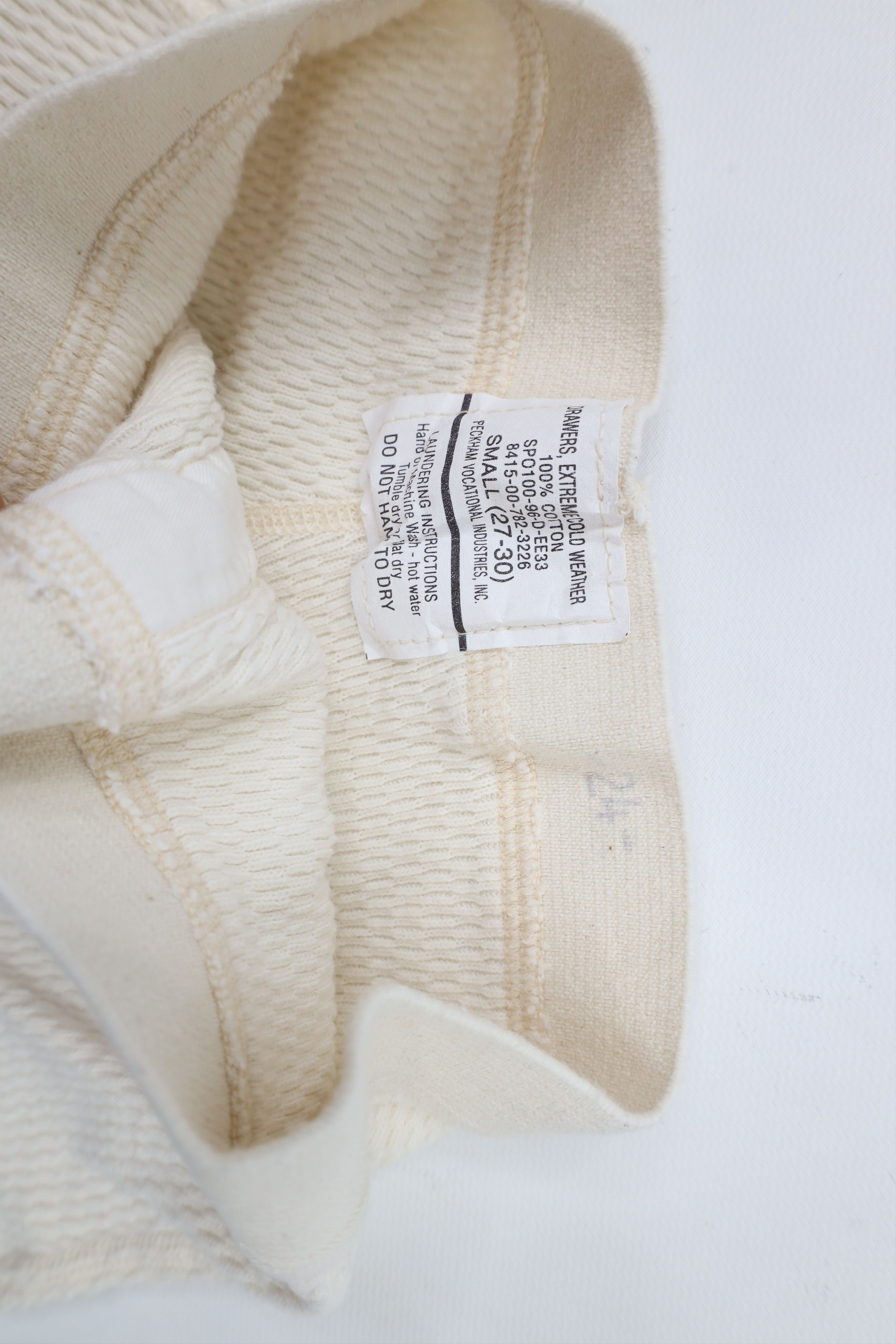 Vintage Vintage 90s US Military Knit Extreme Cold Weather Drawers Size US 32 / EU 48 - 5 Thumbnail