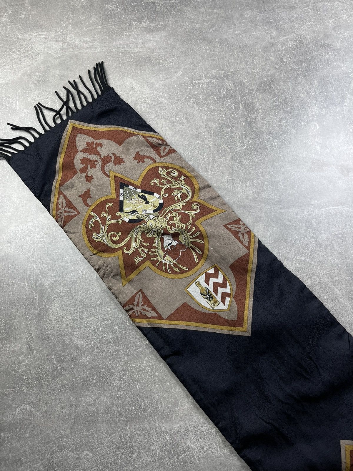 Moschino Moschino Vintage Printed Silk Scarf Italy 1990s One Size Size ONE SIZE - 3 Thumbnail