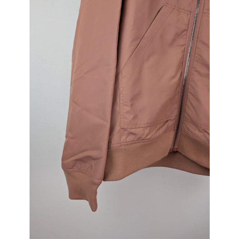 Rick Owens Drkshdw o1rshd1 Full Zip Gimp Imbottito Bomber Jacket Hoodie in Pink Size US XL / EU 56 / 4 - 6 Thumbnail