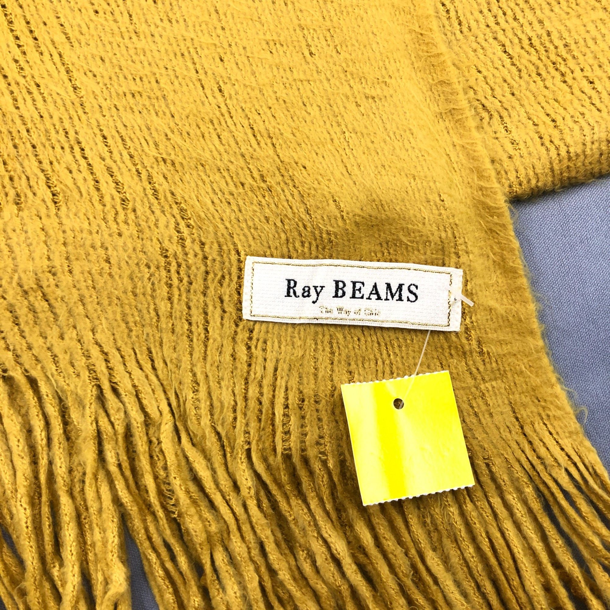 Beams Plus Vintage Beams Scarf Long Wool Shawls Stoles Scarves. Size ONE SIZE - 4 Thumbnail