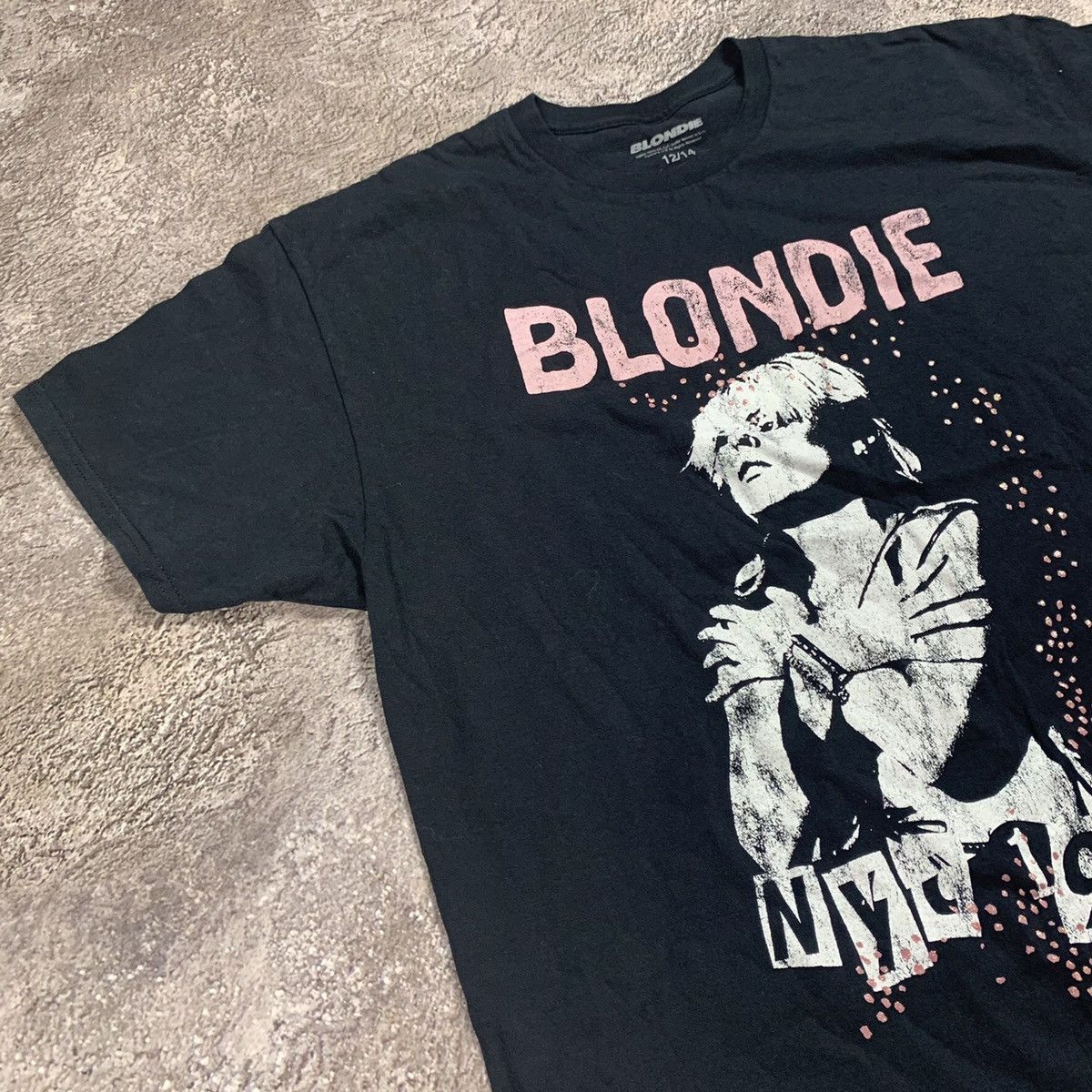Vintage Vintage 90s Blondie Band Tee Graphic Punk Grunge Black M Size US M / EU 48-50 / 2 - 3 Thumbnail