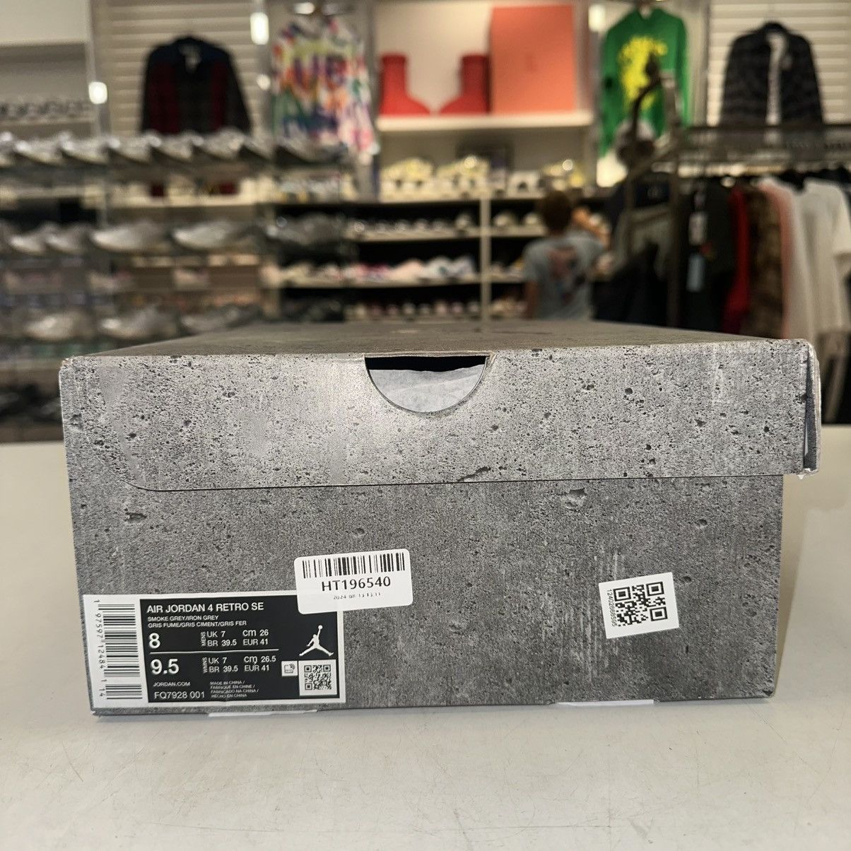Jordan Brand Size 8 - Air Jordan 4 Retro 2024 Wet Cement - FQ7928-001 Size US 8 / EU 41 - 7 Thumbnail