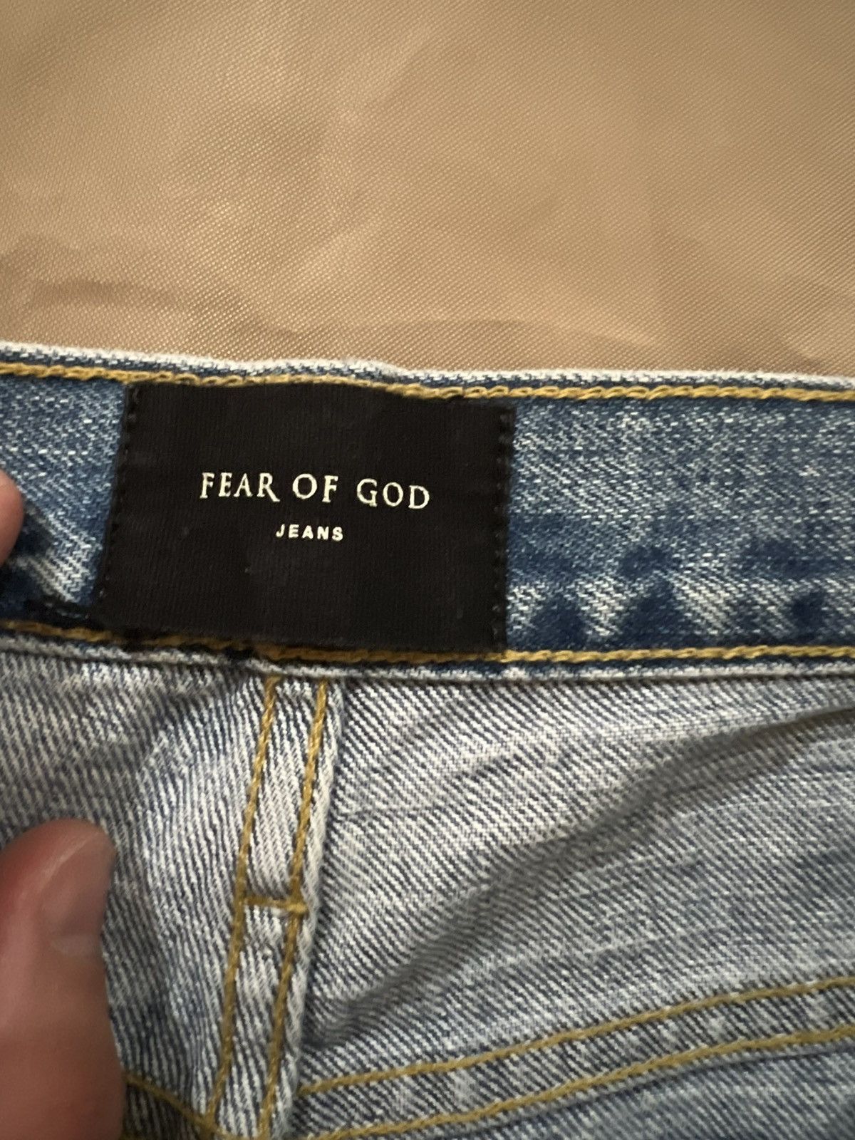 Fear of God Fear Of God 5th Collection Vintage Wash Denim Size 33 Size US 33 - 4 Thumbnail