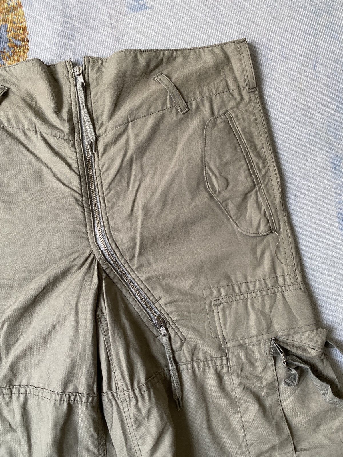 CABANE de ZUCCa Cabane De Zucca Asymmetrical Zipper Cargo Pant Size US 35 - 10 Thumbnail