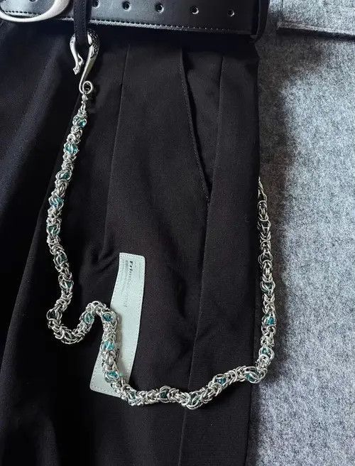 Jean Kizuki x Gotou Snake Bone Blue Stone Jeans Chain Accessories Size ONE SIZE - 2 Thumbnail