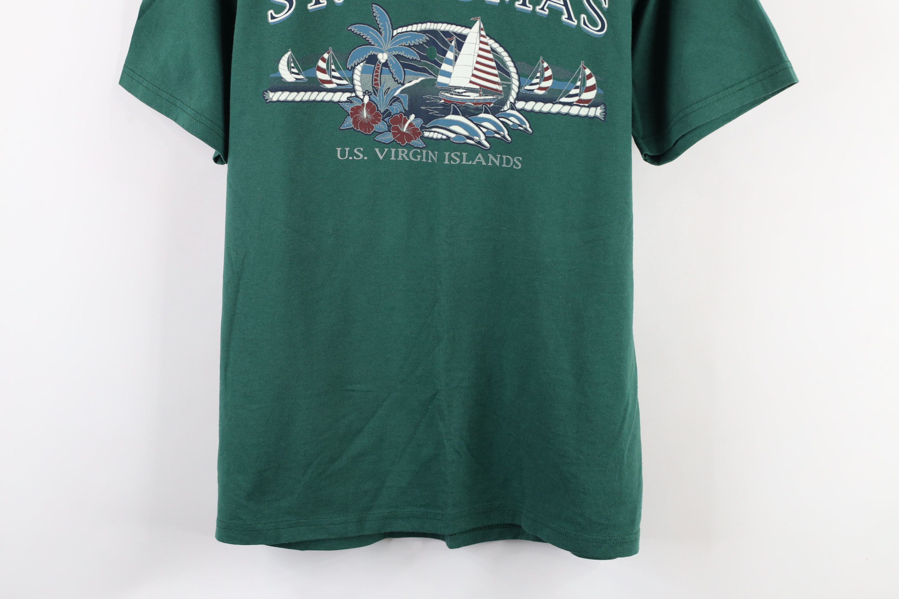 Vintage Vintage 90s Streetwear St Thomas US Virgin Islands T-Shirt Size US M / EU 48-50 / 2 - 3 Thumbnail