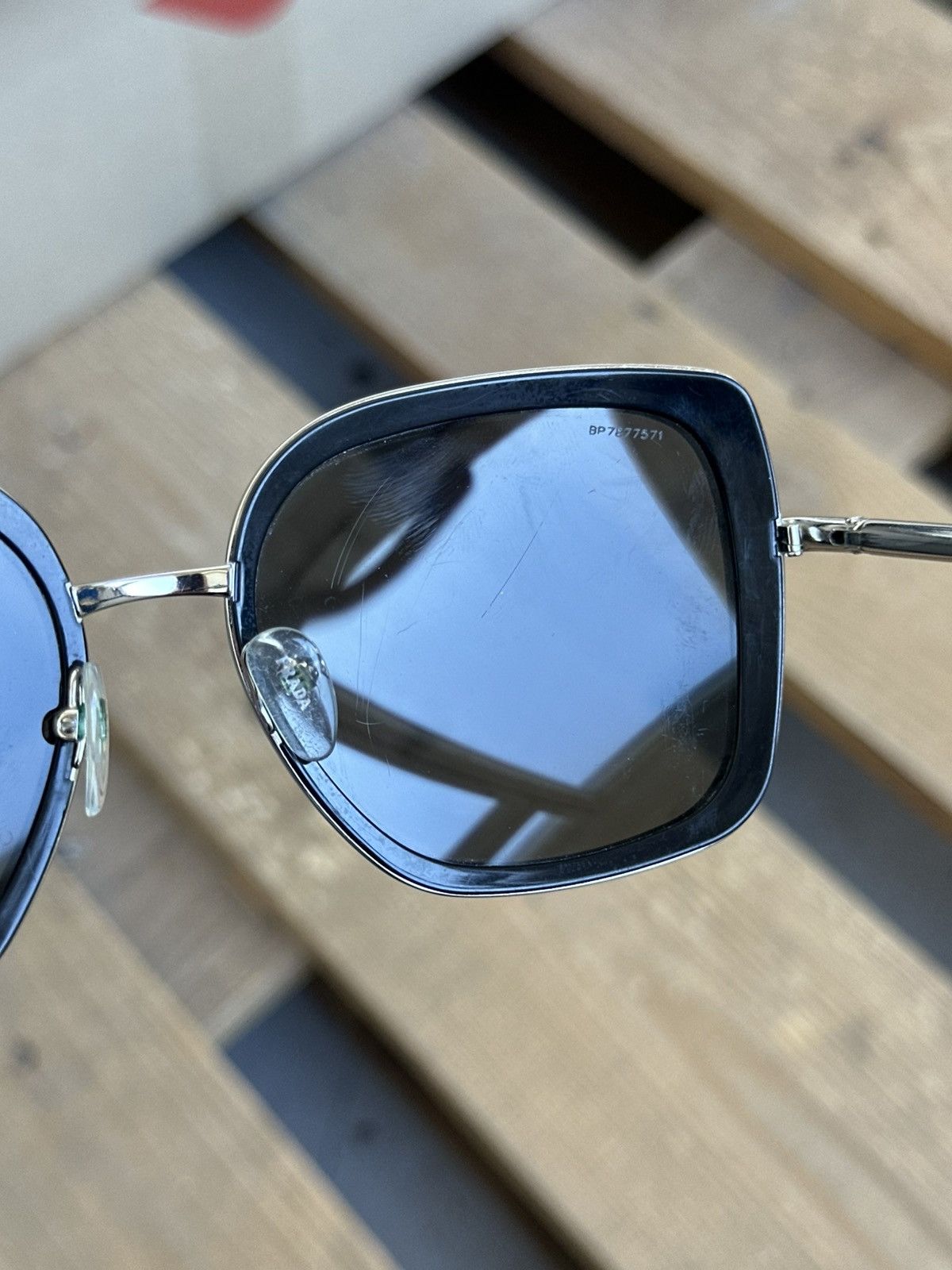 Prada × Vintage Prada Black Women’s Sunglasses Size ONE SIZE - 13 Thumbnail