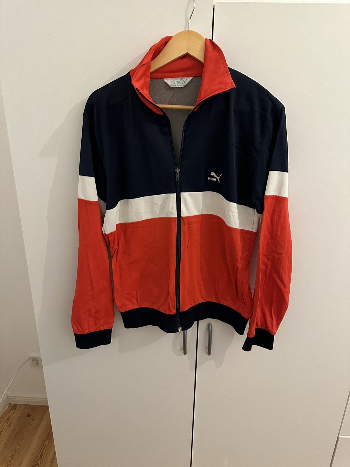 Puma Puma Jacke Windbreaker Size S Retro Vintage Track JACKET Size US S / EU 44-46 / 1 - 3 Thumbnail