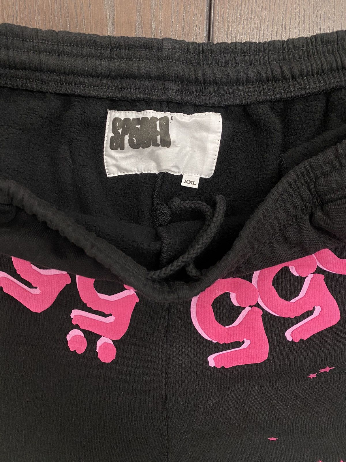 Sp5der Sp5der Angel Number Sweatpants Black/Pink Size US 36 / EU 52 - 3 Thumbnail