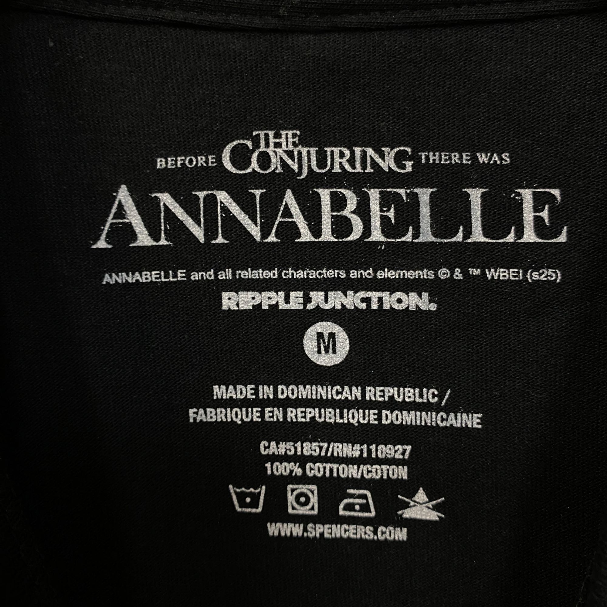 Ripple Junction Annabelle The Conjuring Horror Graphic T-Shirt Medium Size US M / EU 48-50 / 2 - 4 Thumbnail
