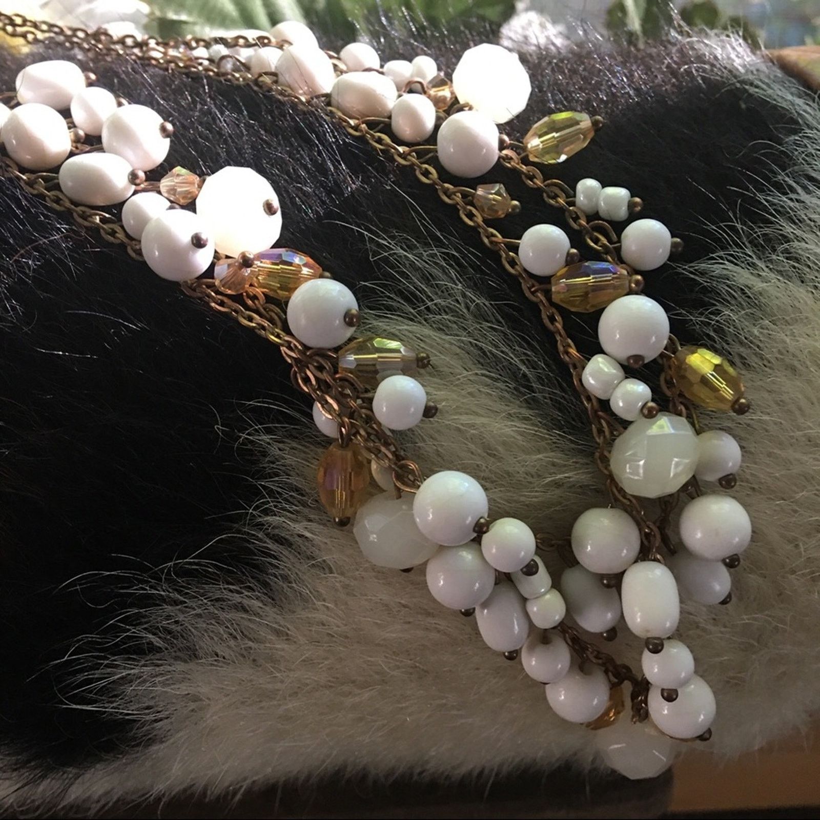 Jewelry Elegant double strand layered beaded chain necklace Size ONE SIZE - 5 Thumbnail