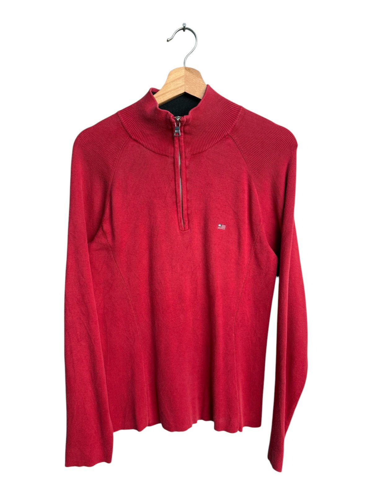 Polo Ralph Lauren × RRL Ralph Lauren × Ralph Lauren Polo Ralph Lauren Half Zipper Sweater Size L / US 10 / IT 46 - 1 Thumbnail