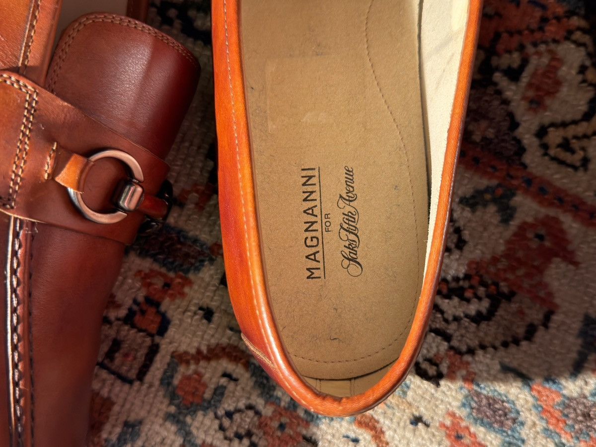 Magnanni Magnanni x Saks fifth Avenue style: 19958 Cognac loafers Size US 13 / EU 46 - 7 Thumbnail