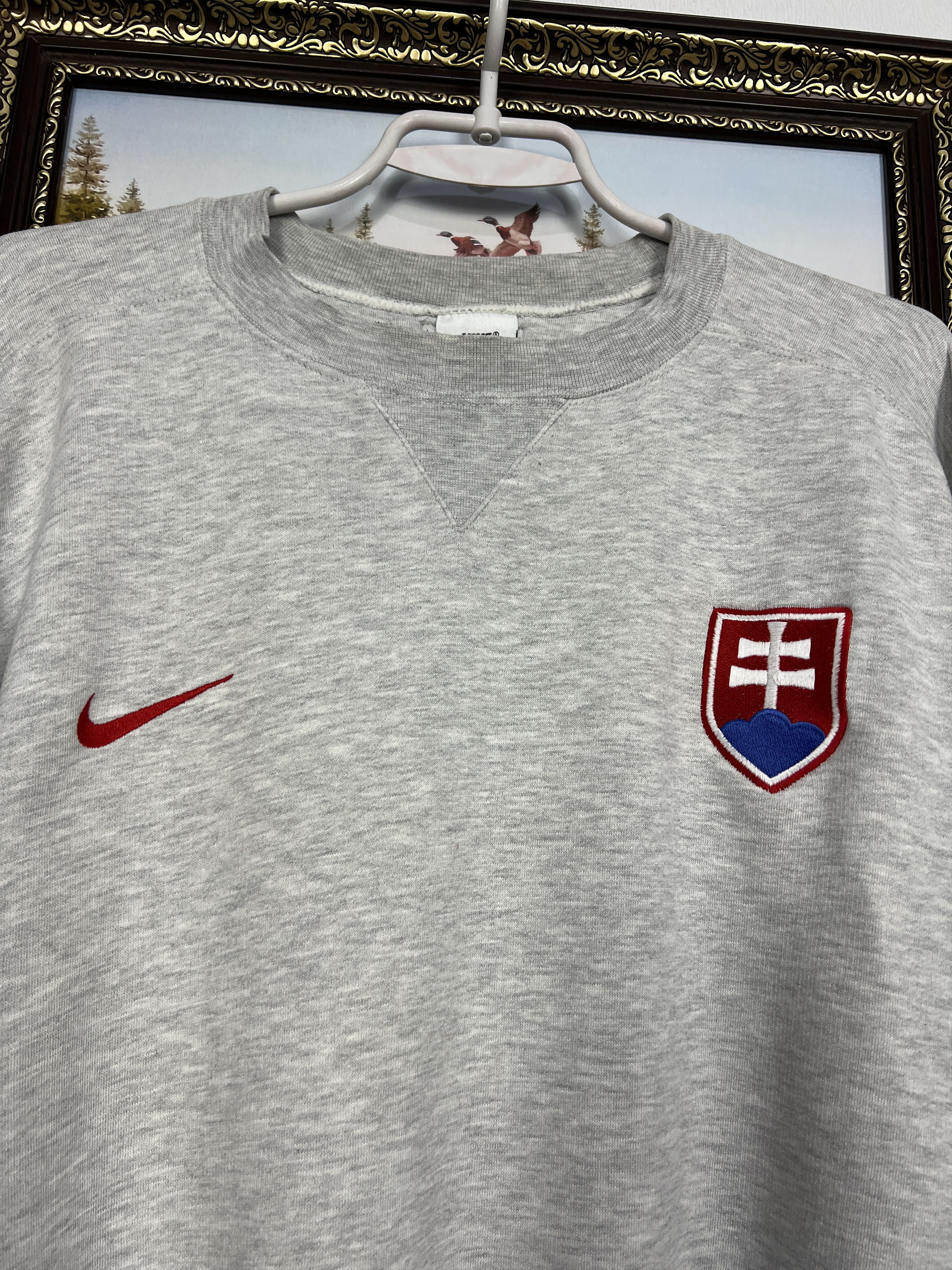 Nike Slovakia Football Train Sweatshirt Soccer Track Top Crewneck Size US L / EU 52-54 / 3 - 3 Thumbnail