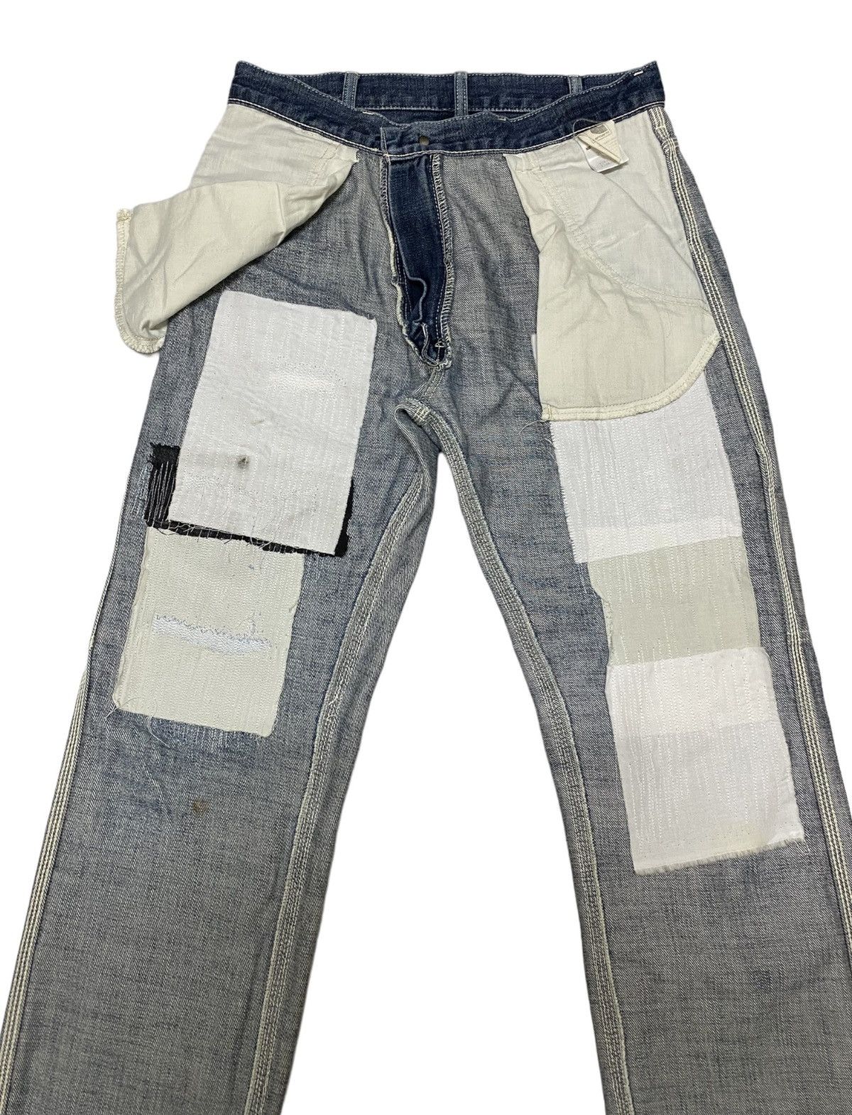 Carhartt Carhartt Distressed Carpenter Denim Pants (C2) Size US 30 / EU 46 - 7 Thumbnail