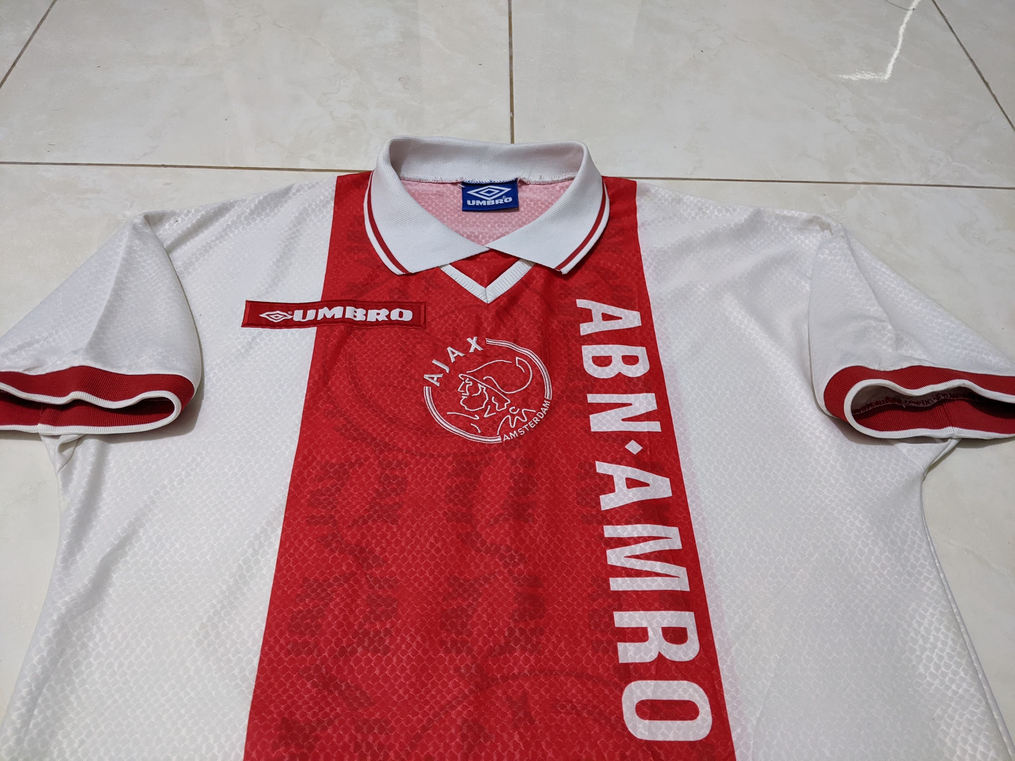 Umbro Ajax Amsterdam 1998 home Jersey football shirt Size US L / EU 52-54 / 3 - 4 Thumbnail