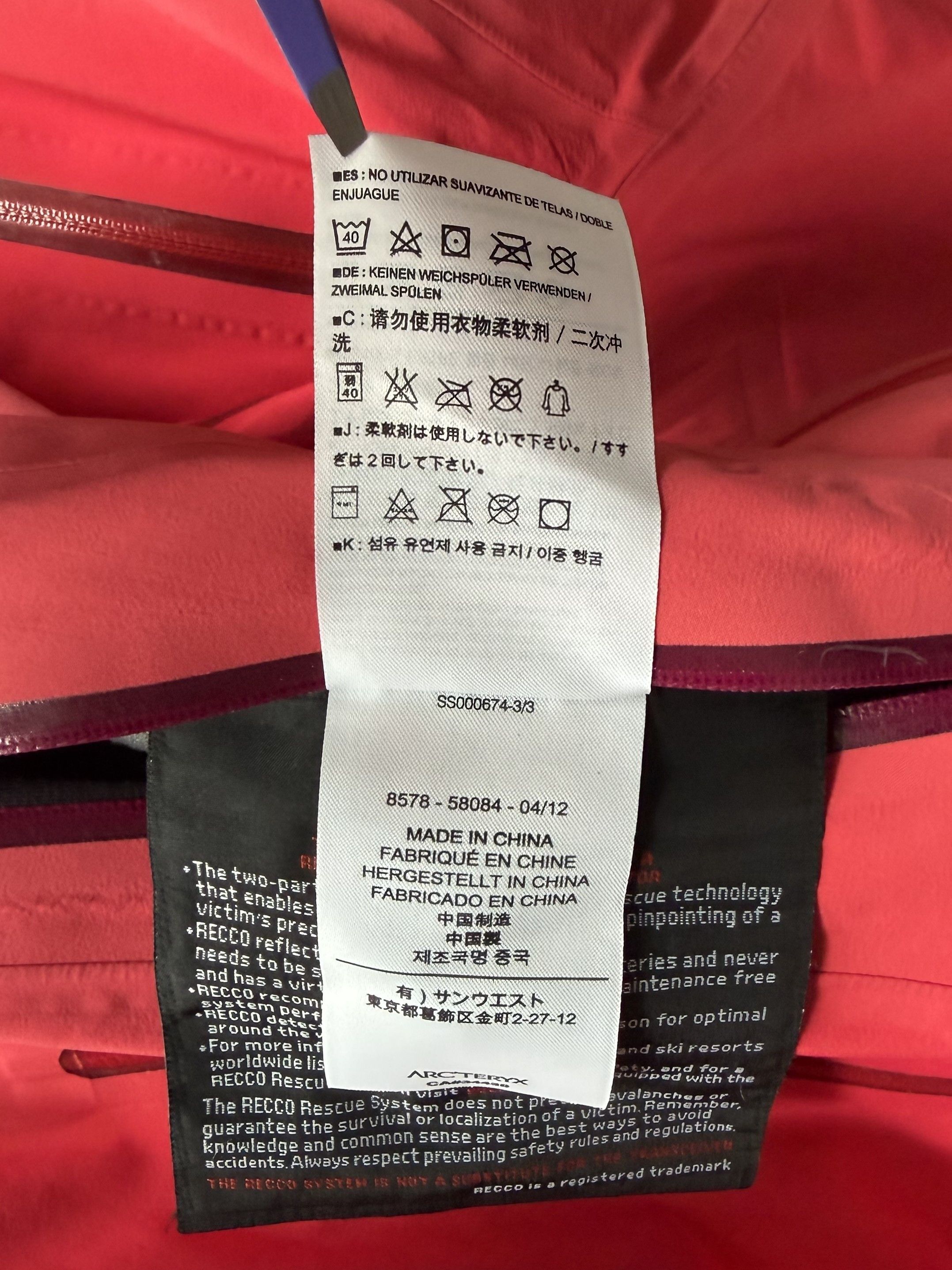 Arc'teryx Arc'teryx Stingray Gore-Tex Recco Hooded Jacket XS Outdoor Size XS / US 0-2 / IT 36-38 - 21 Thumbnail