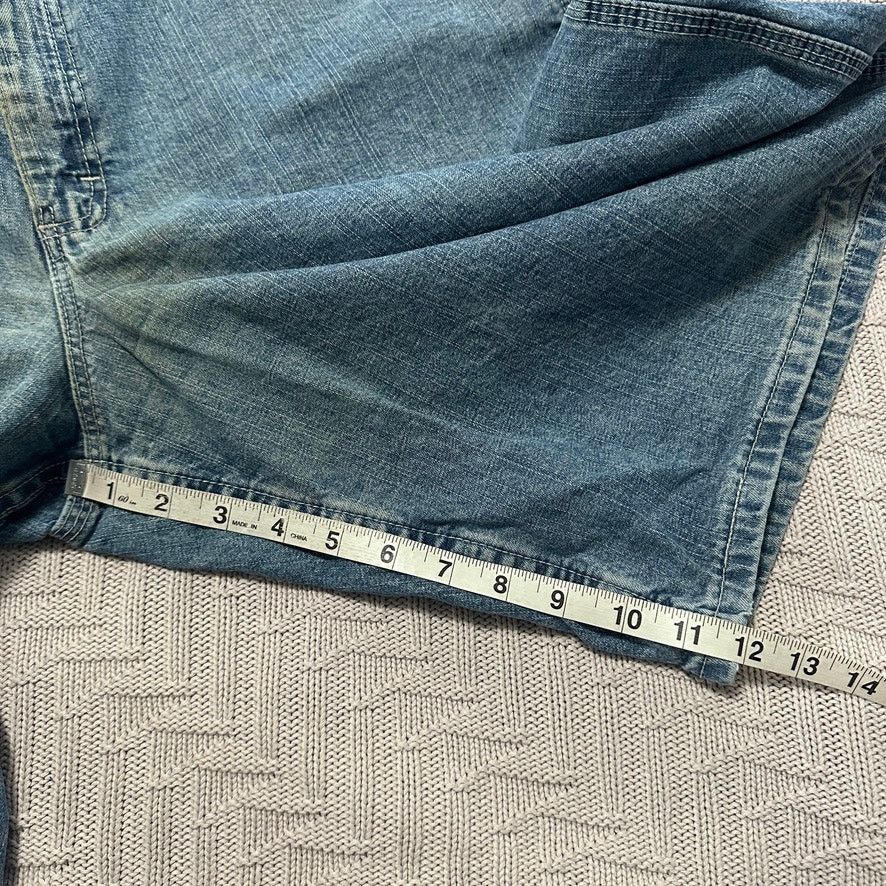 Lee Vintage Lee Dungaree jean shorts size 40L Size US 40 / EU 56 - 8 Thumbnail
